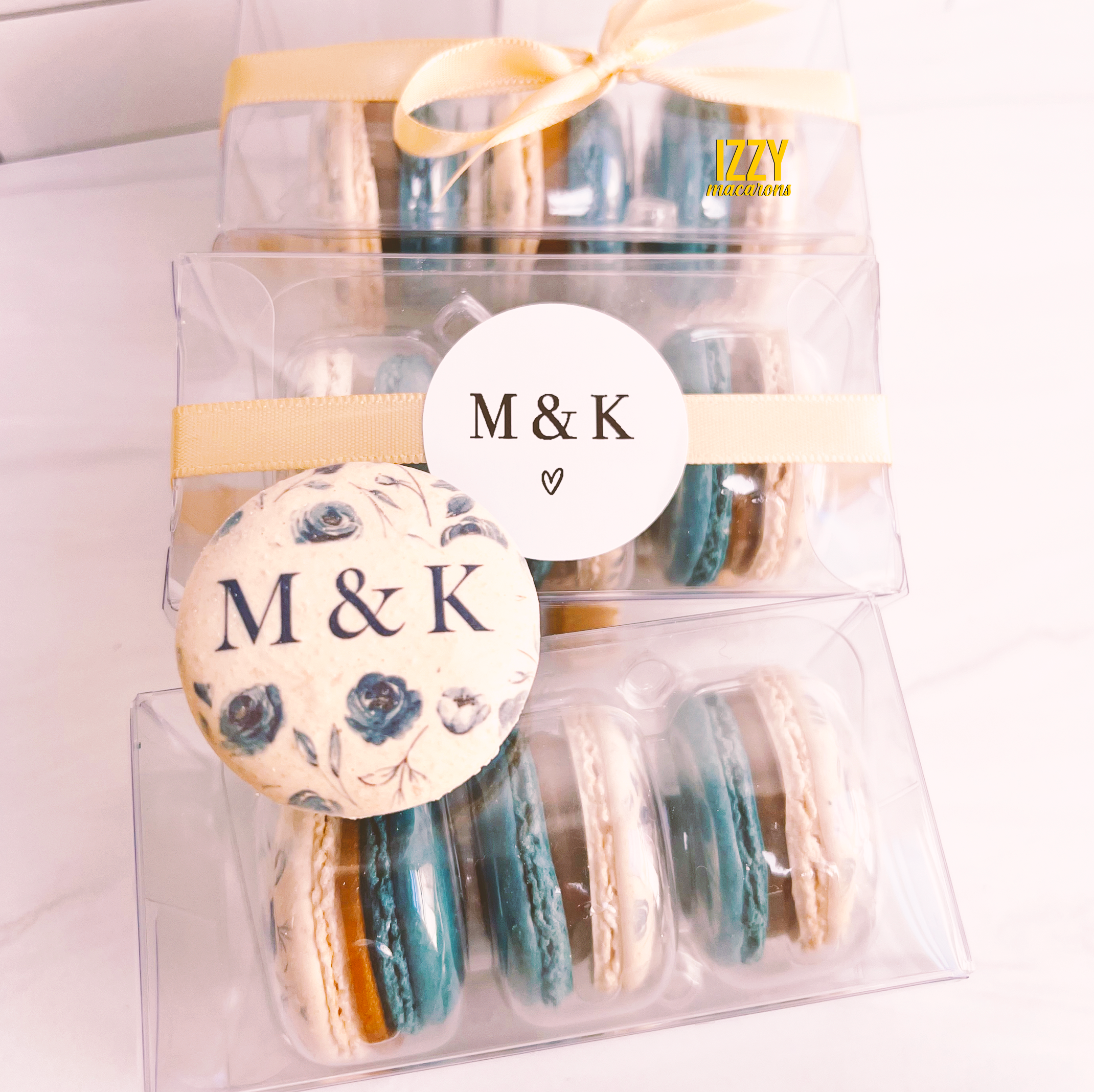 Customized Party Favor Macarons of 3 - Add Prints