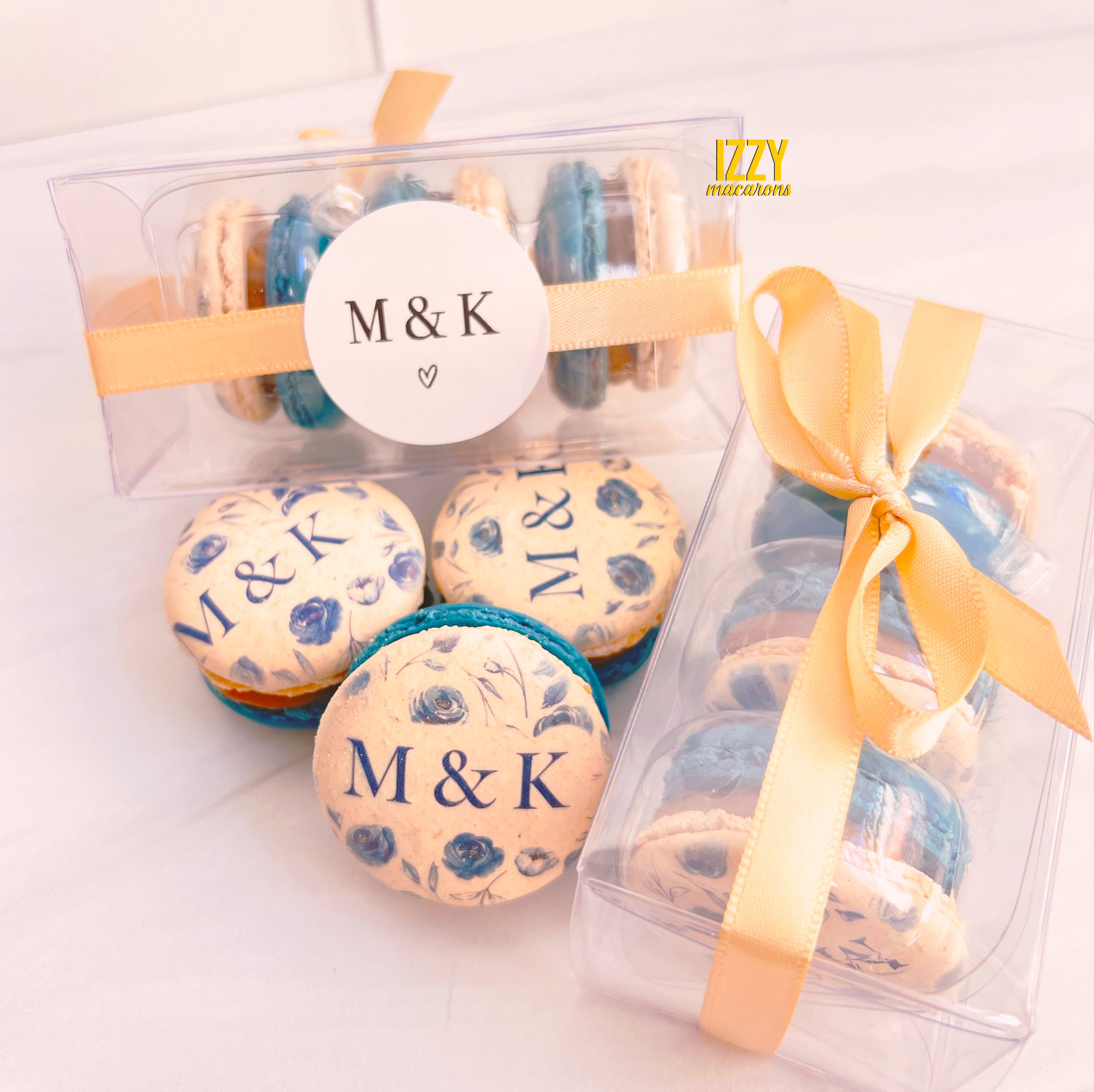 Customized Party Favor Macarons of 3 - Add Prints