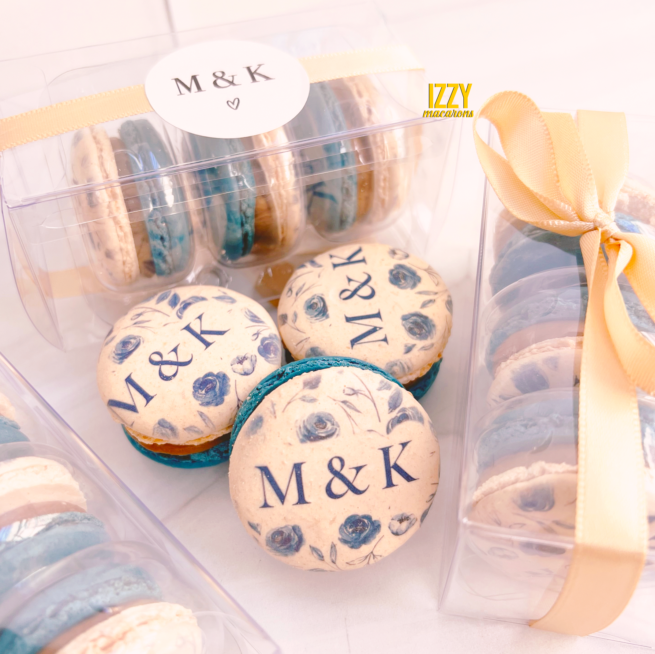 Customized Party Favor Macarons of 3 - Add Prints