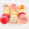 Pink Happy Birthday - Customized French Macarons