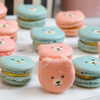 Pink and Blue Teddy Bears Macarons