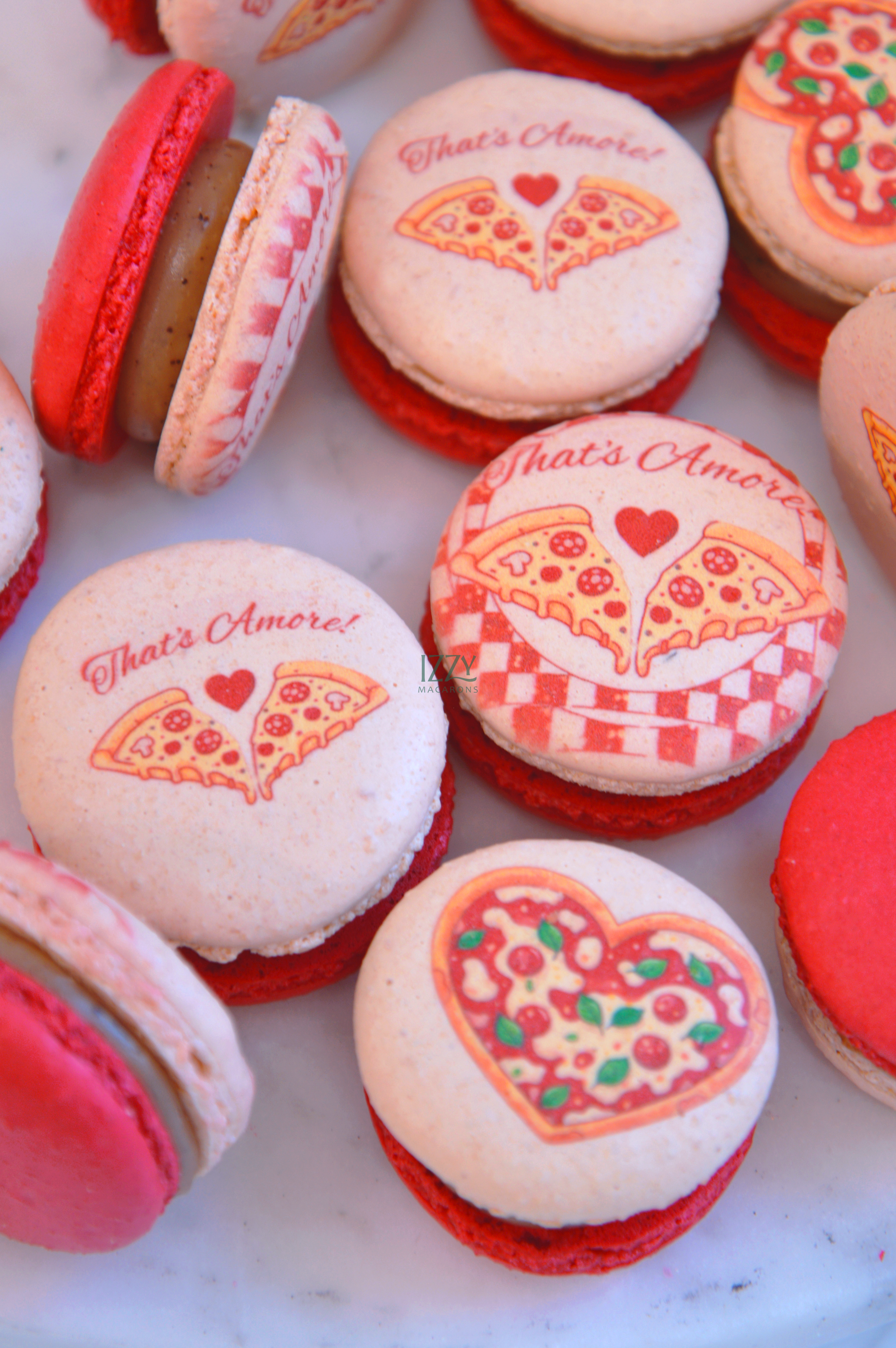 That's Amore Pizza Macarons