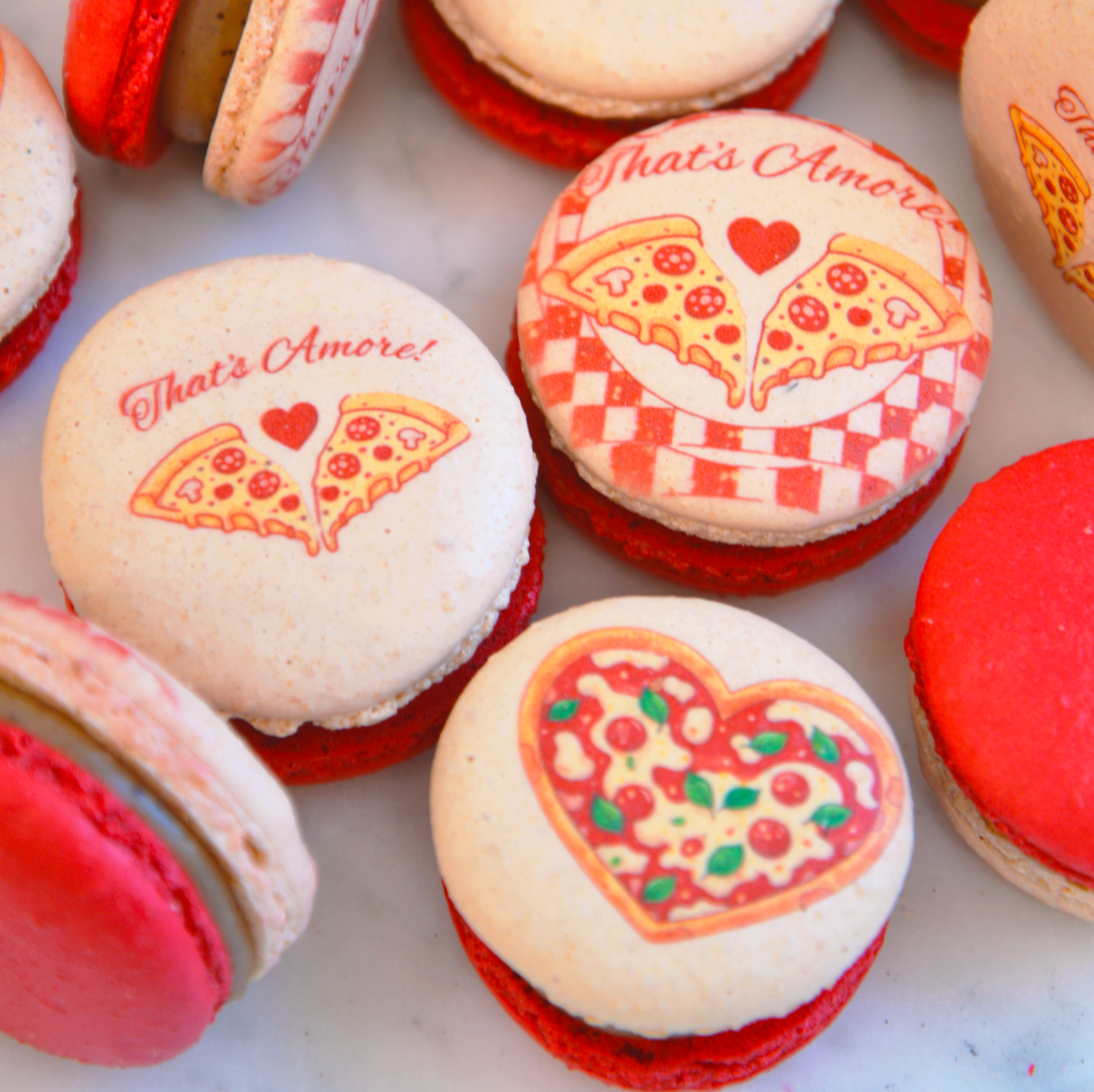 That's Amore Pizza Macarons