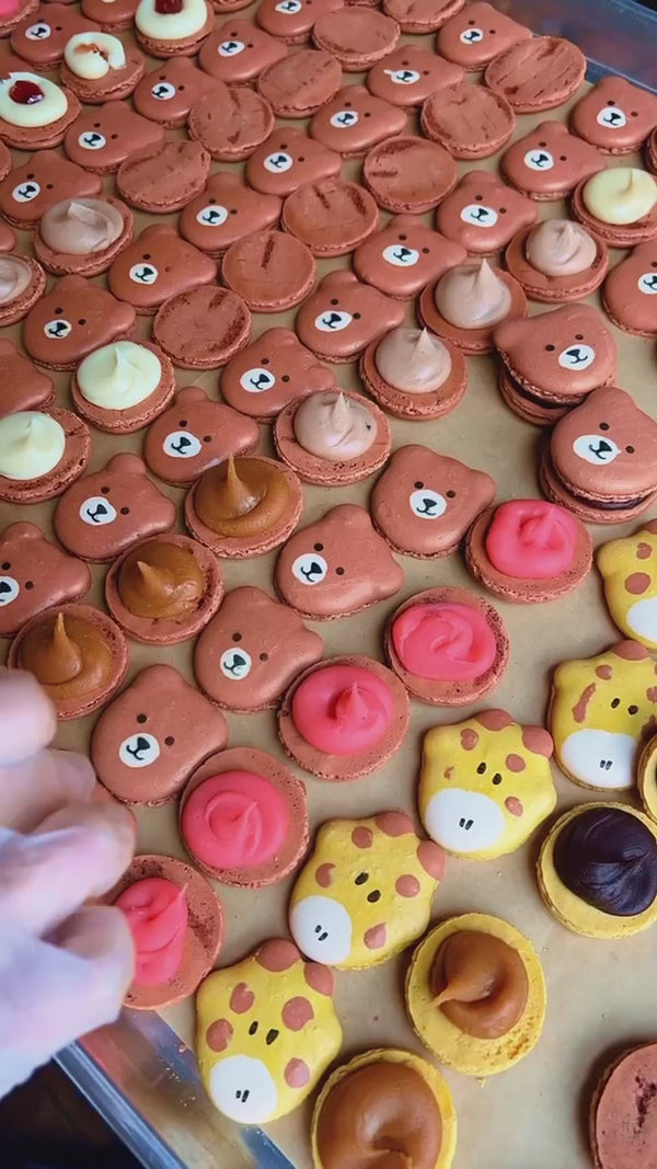 Heart/ Bear/ Frog Macarons