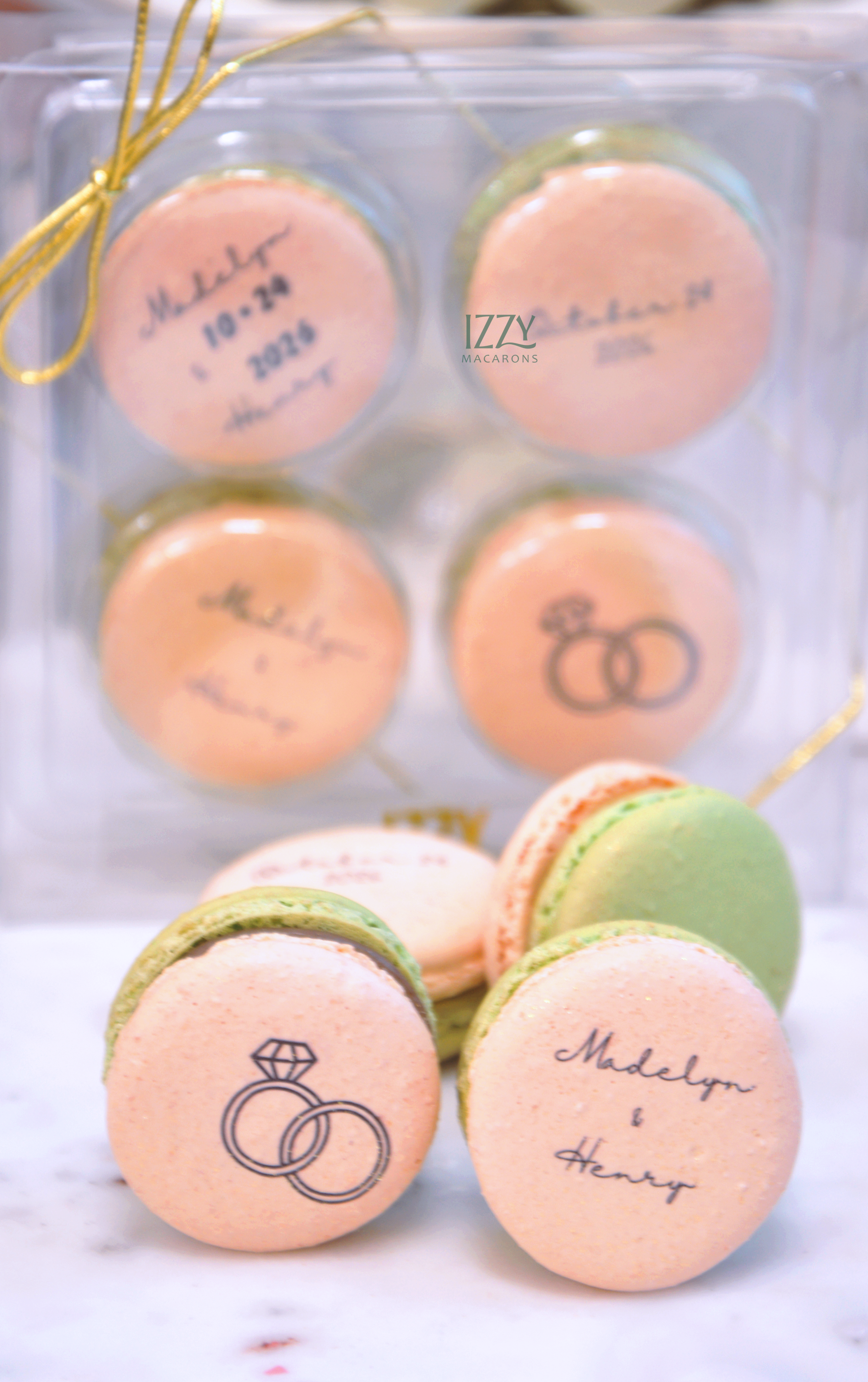 Engagement Macarons - Wedding Gifts