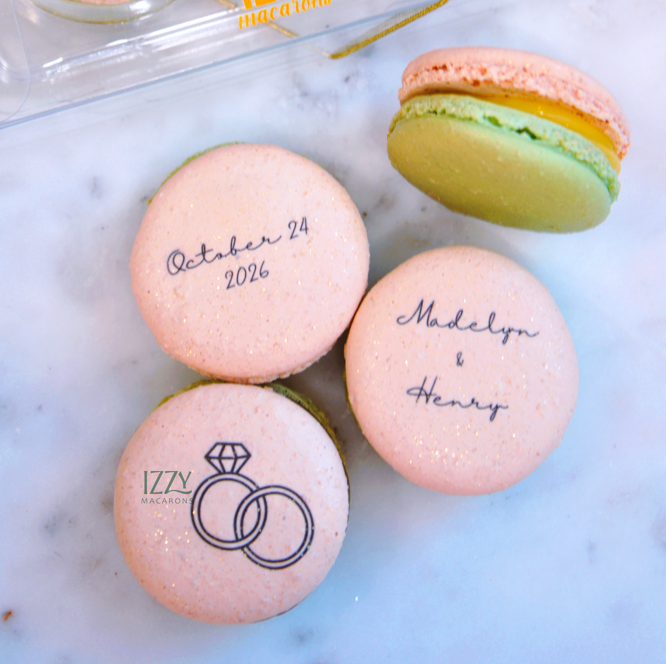 Engagement Macarons - Wedding Gifts