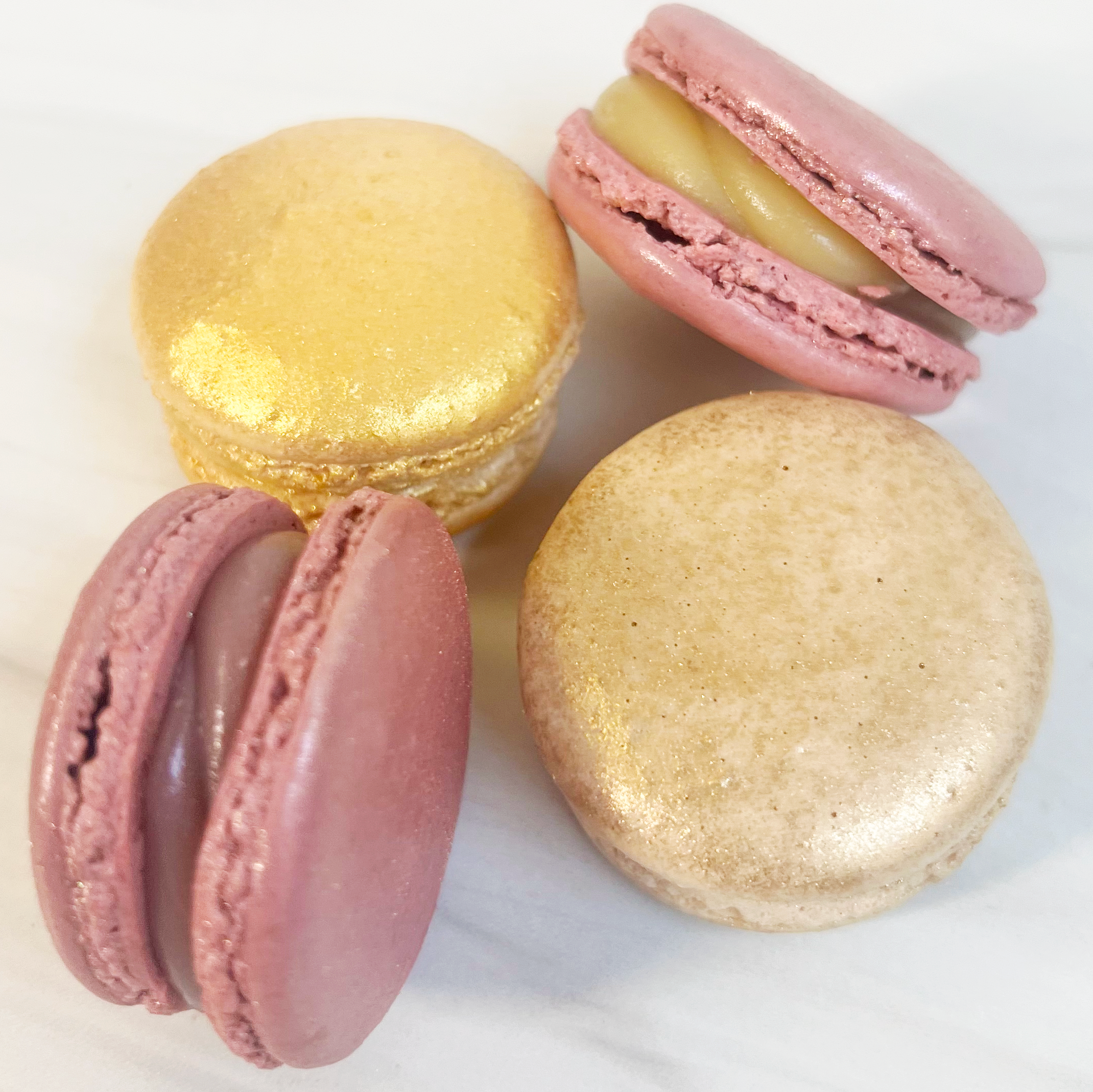 Metallic Macarons