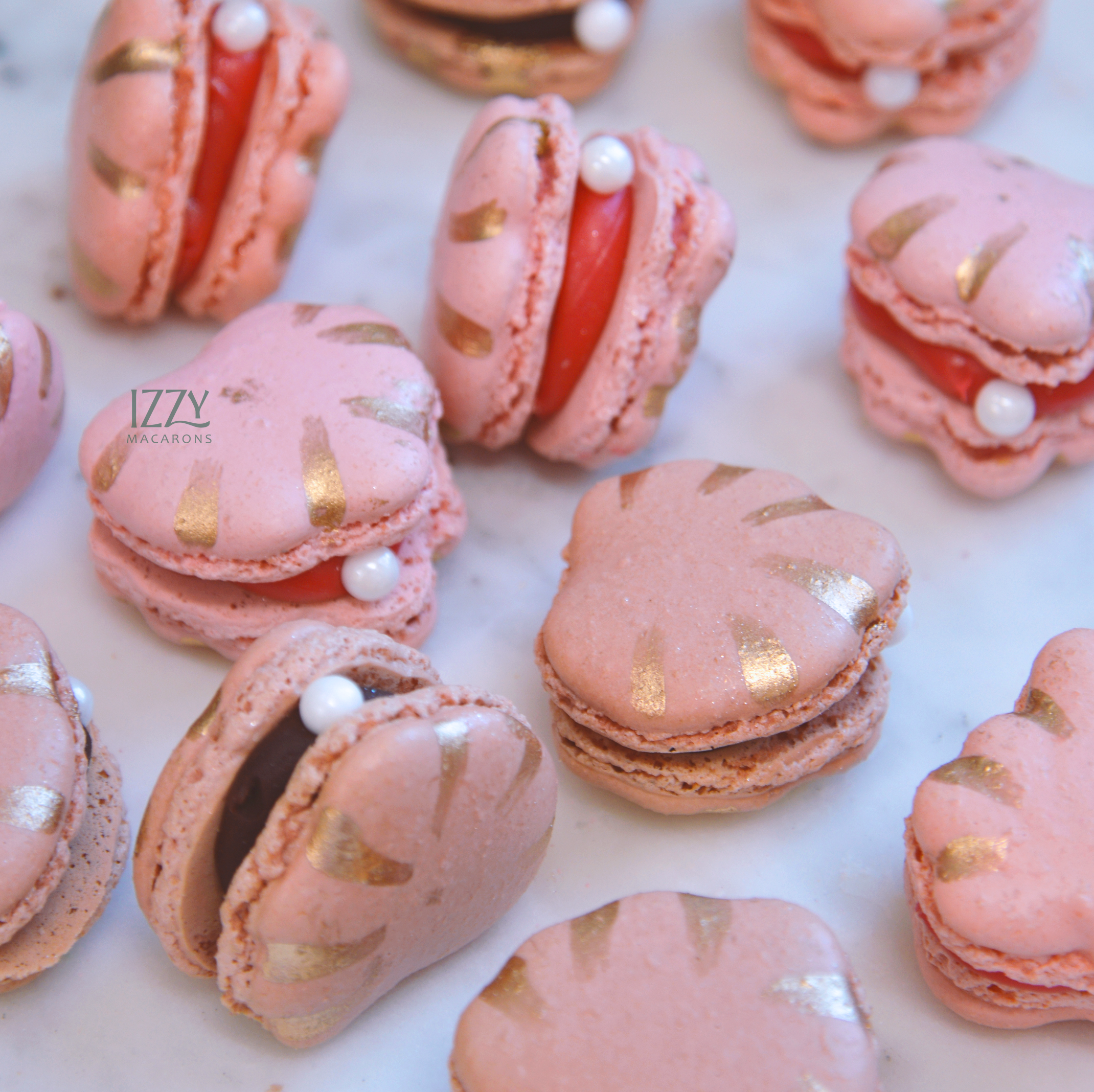 Seashell Macarons