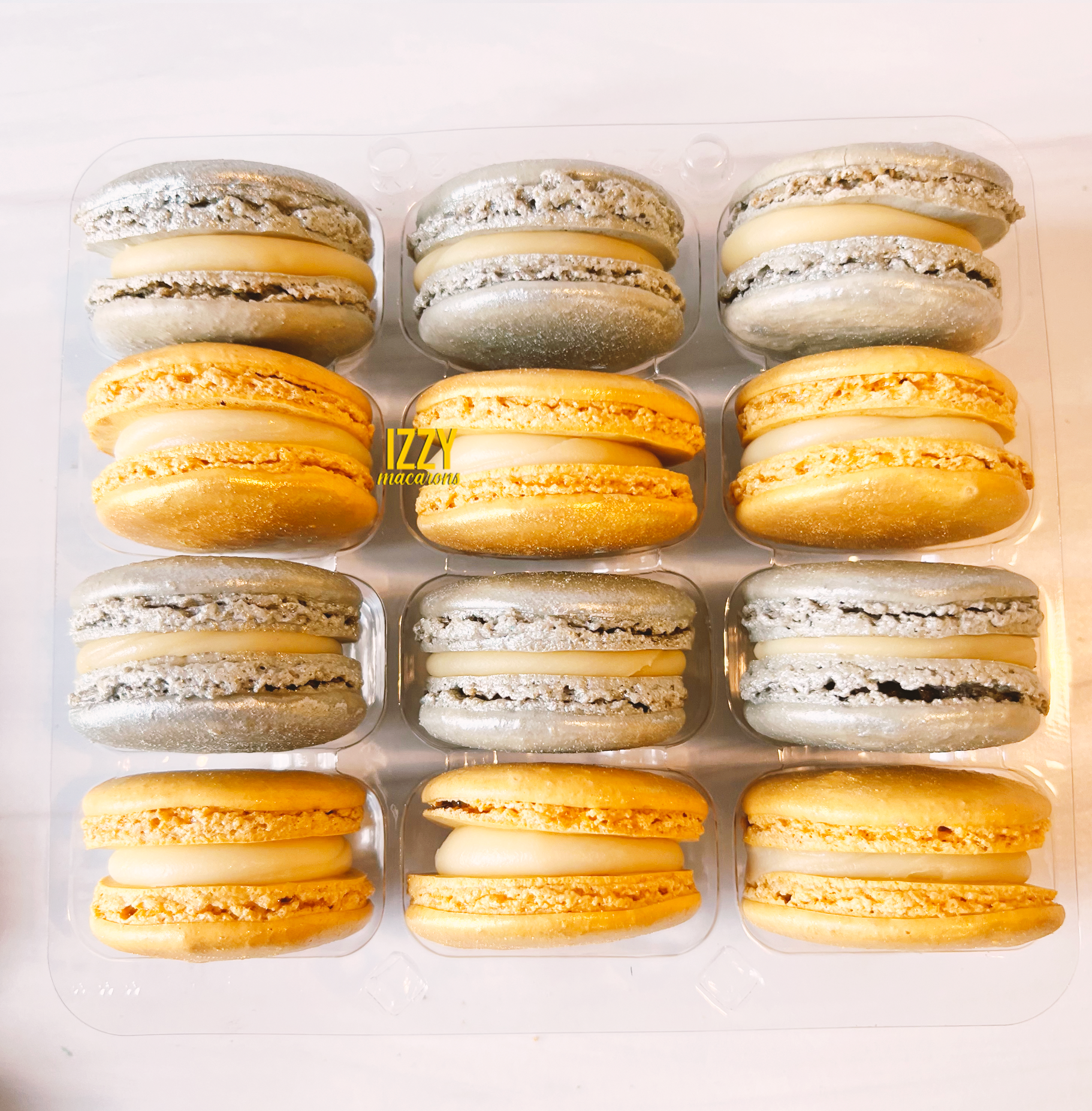 120 Gold and Silver Macarons - January 12th