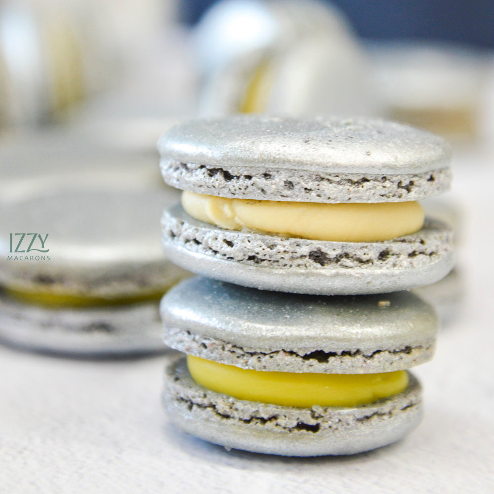 SIlver Macarons