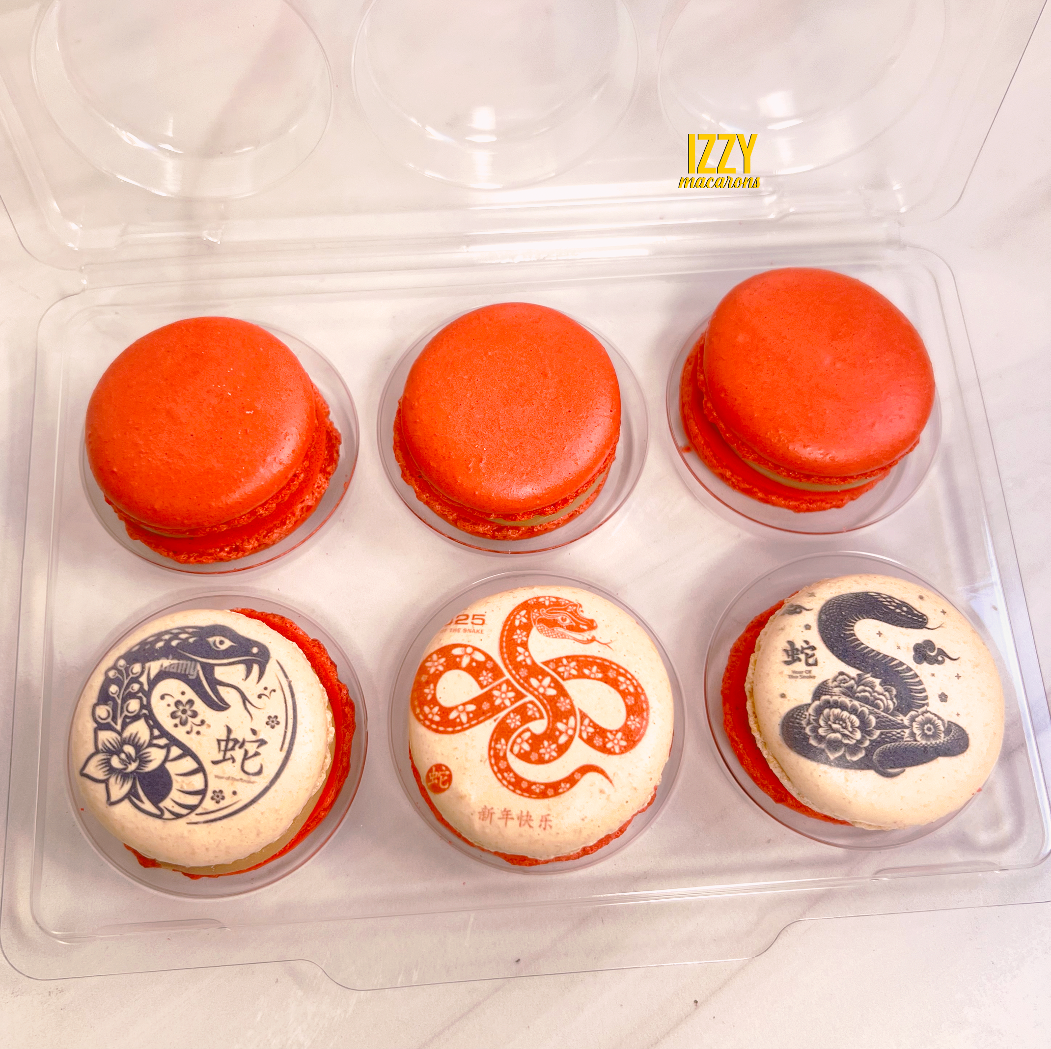 Snake Macarons - Lunar New Year