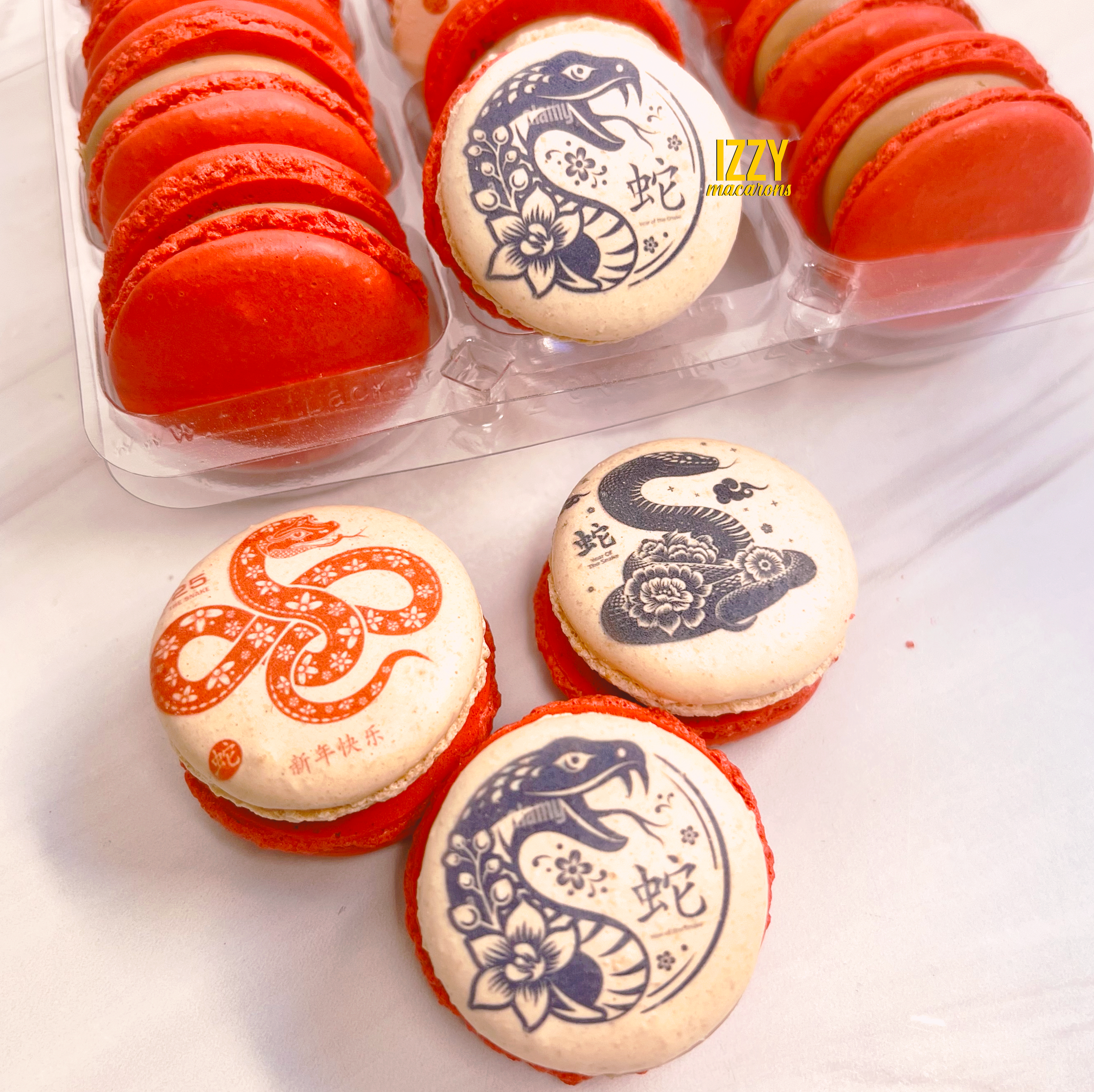 Snake Macarons - Lunar New Year