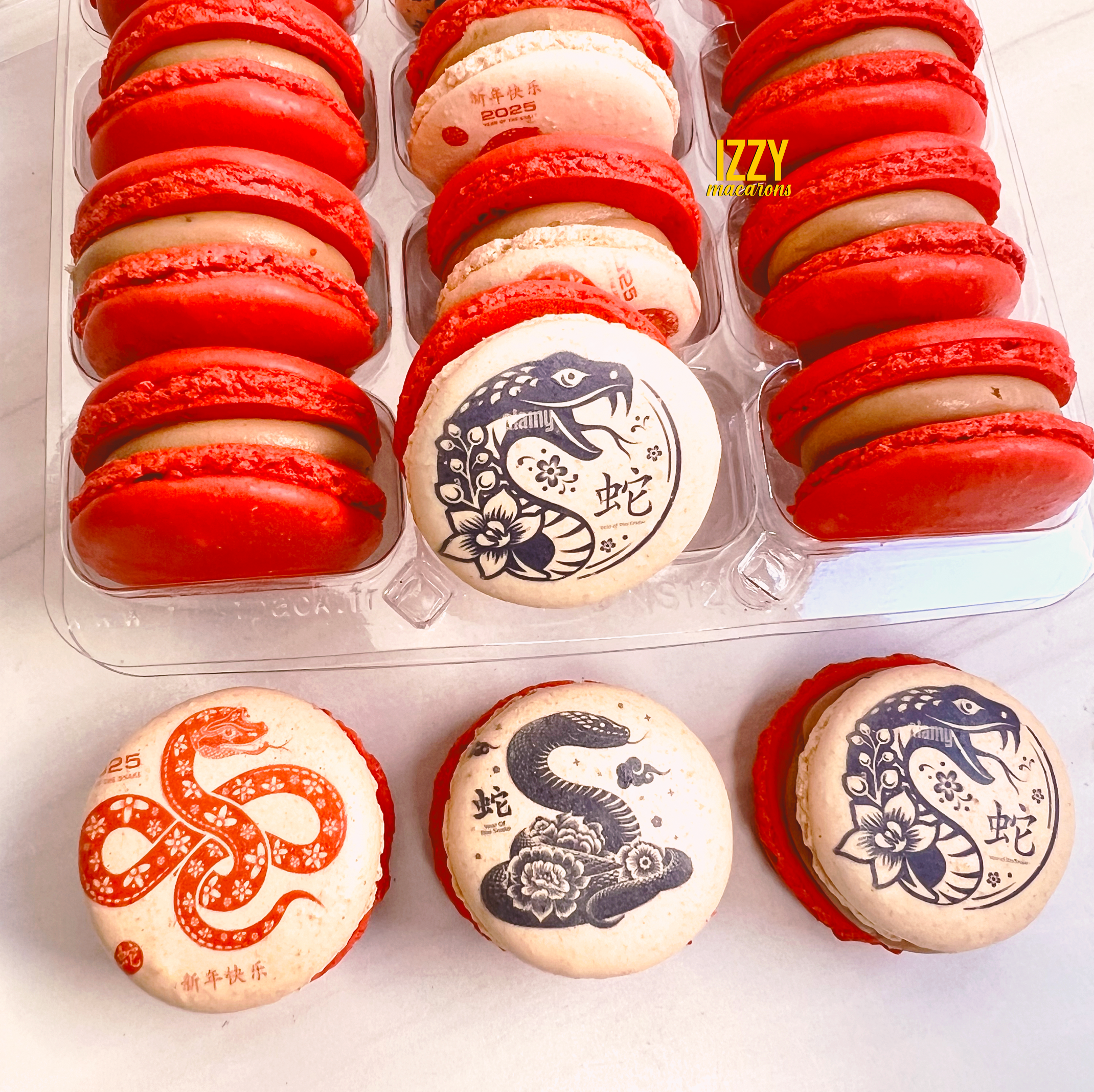 Snake Macarons - Lunar New Year