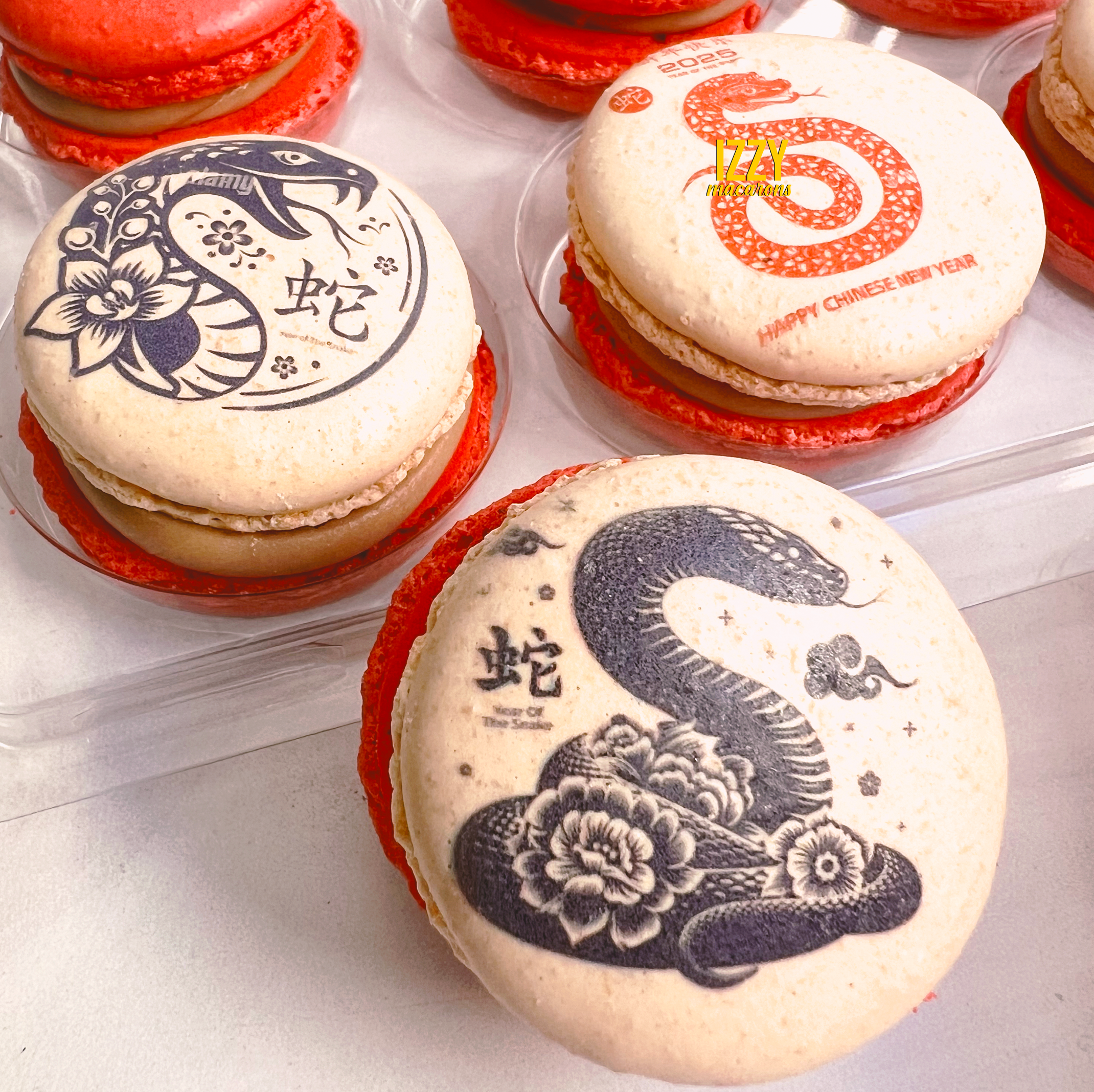 Snake Macarons - Lunar New Year