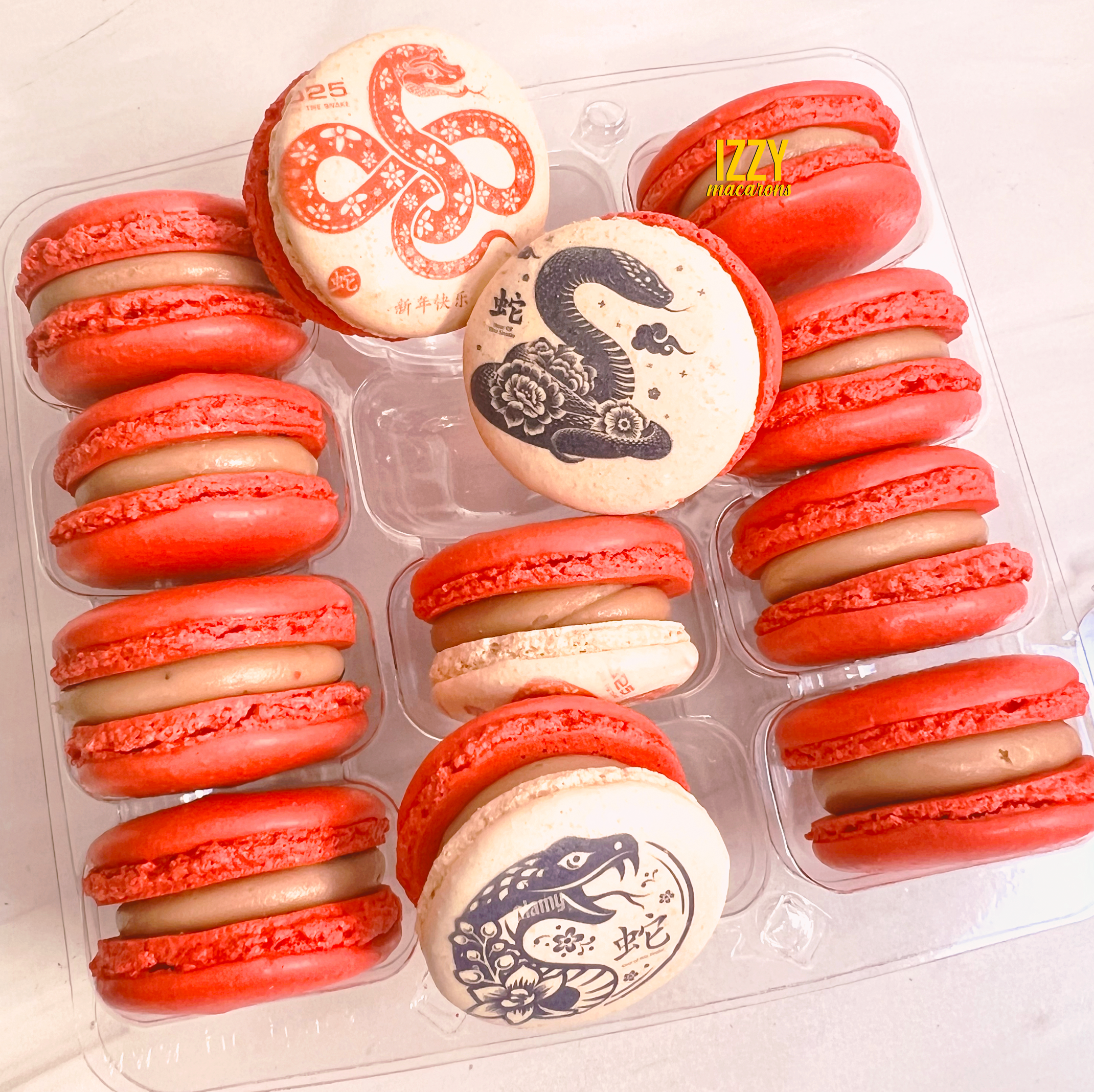 Snake Macarons - Lunar New Year