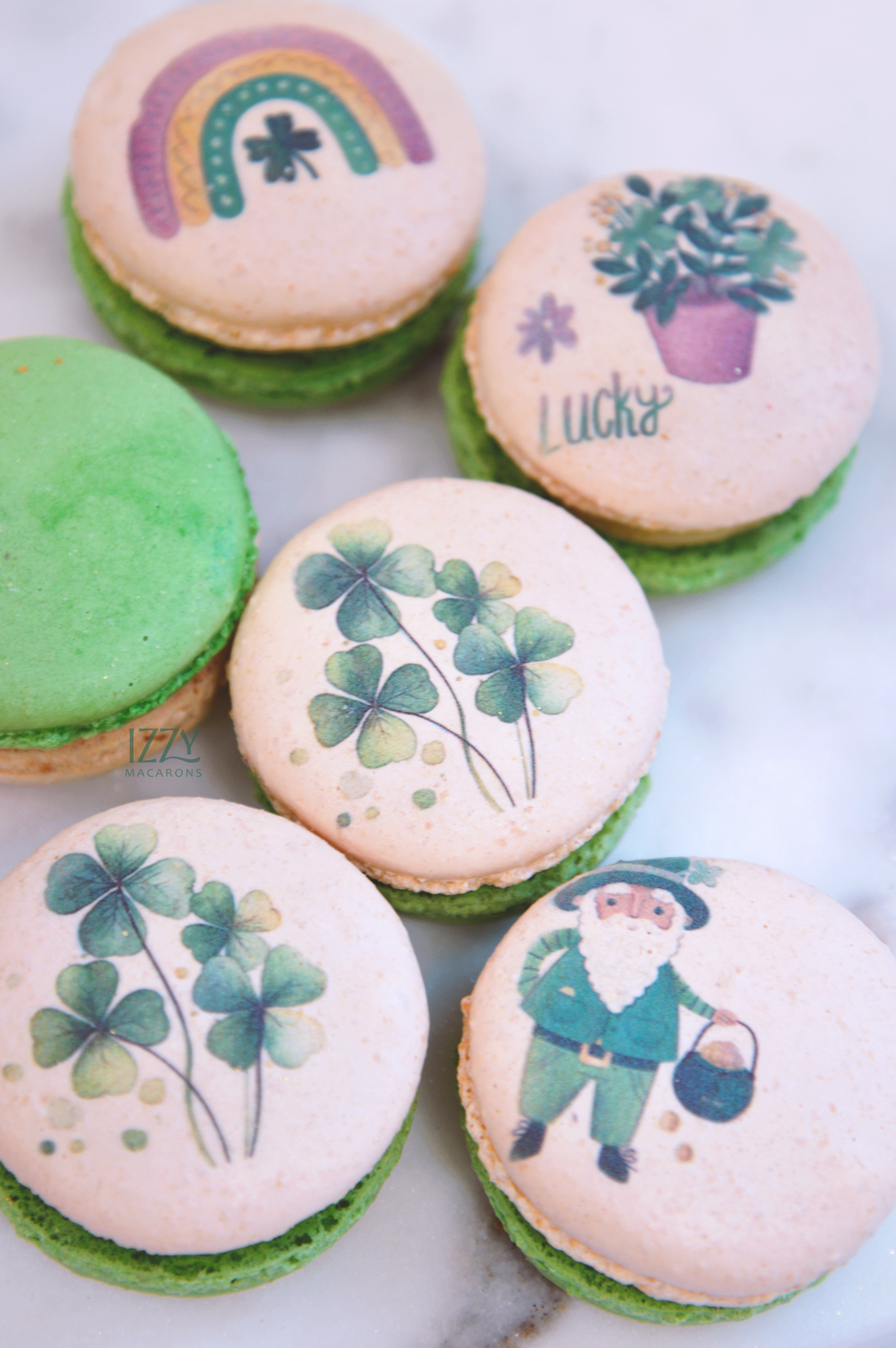 St. Patricks Day Macarons