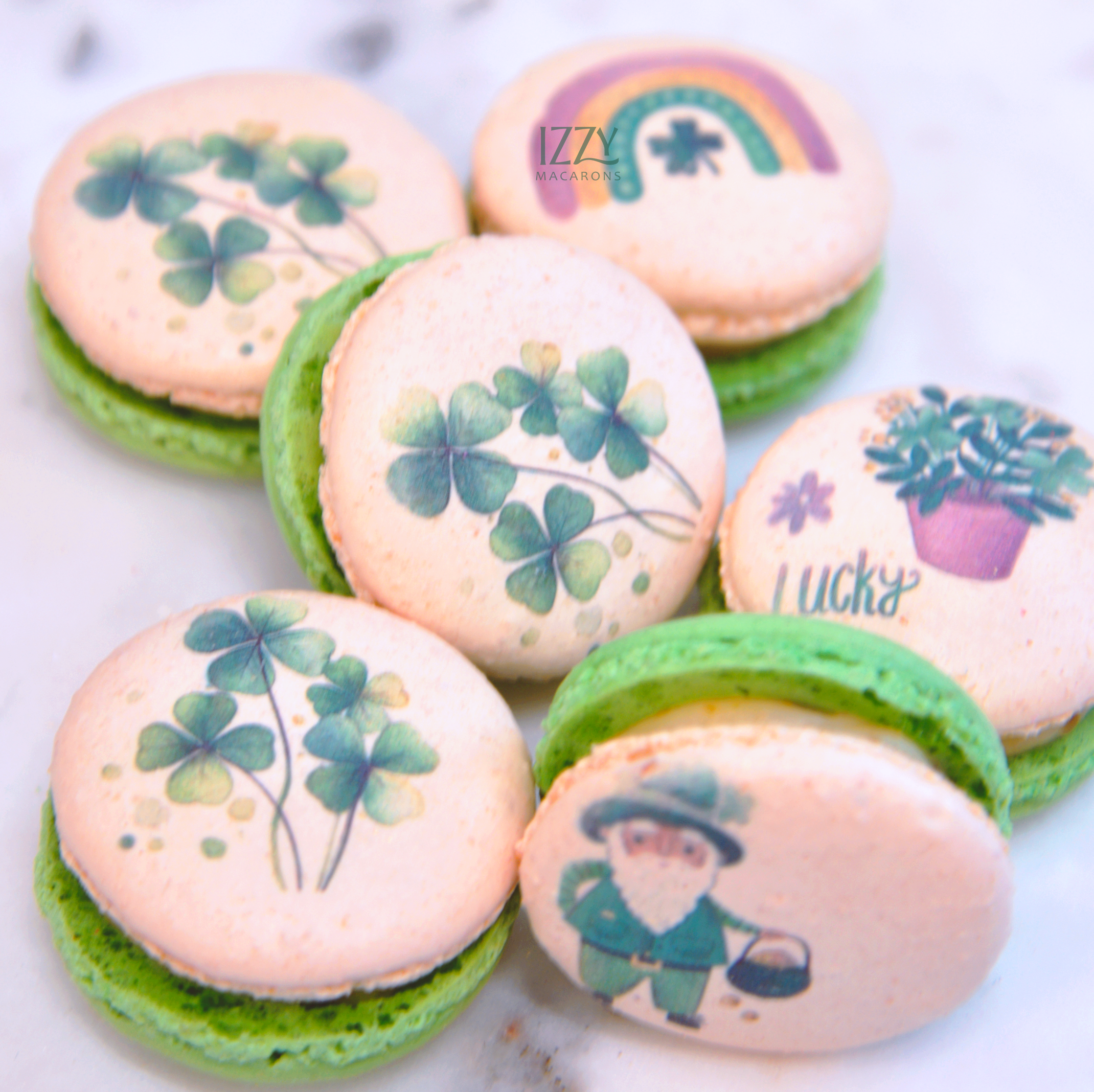 St. Patricks Day Macarons