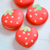 Strawberry Shaped Macarons