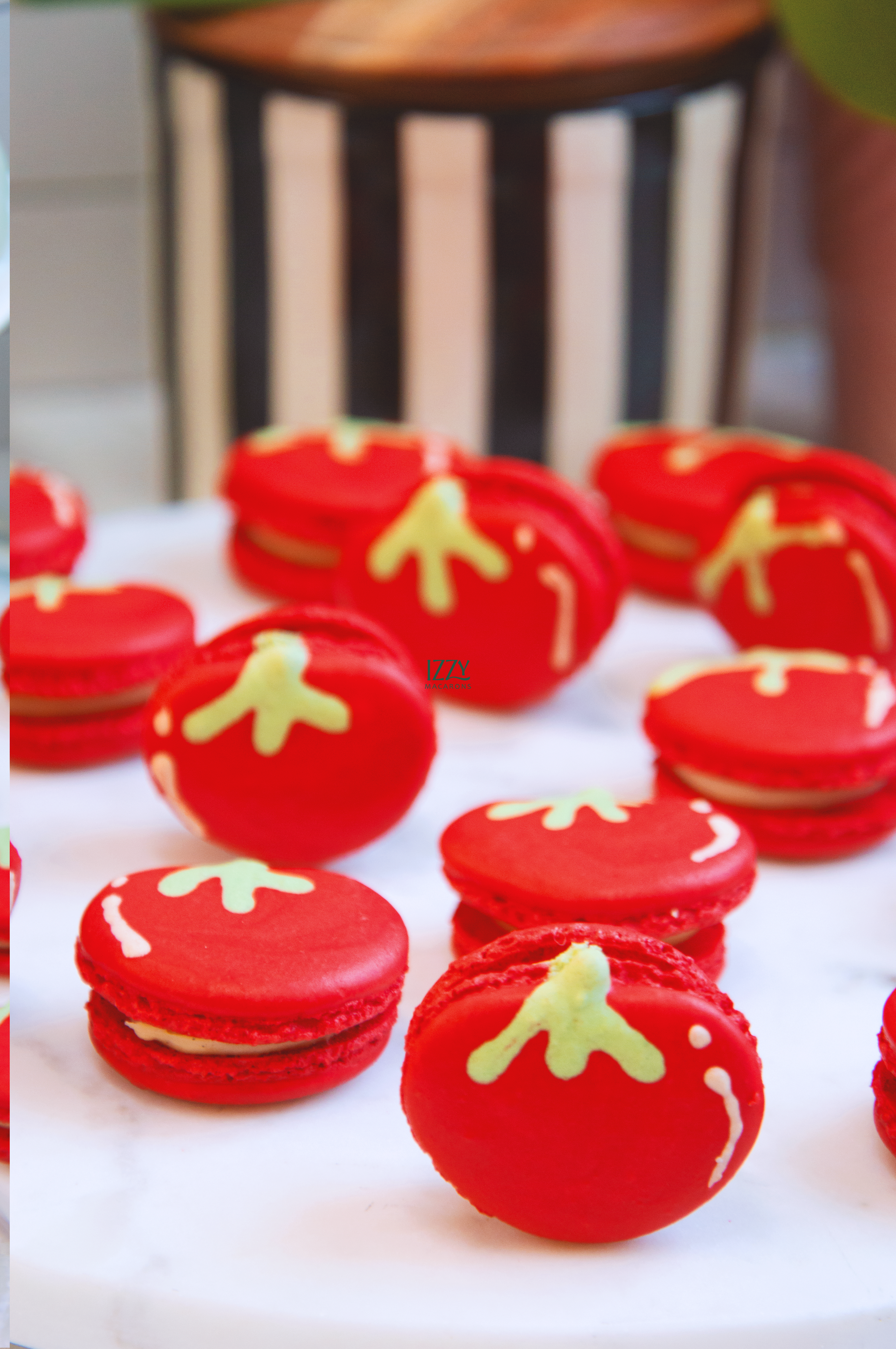Tomato Macarons