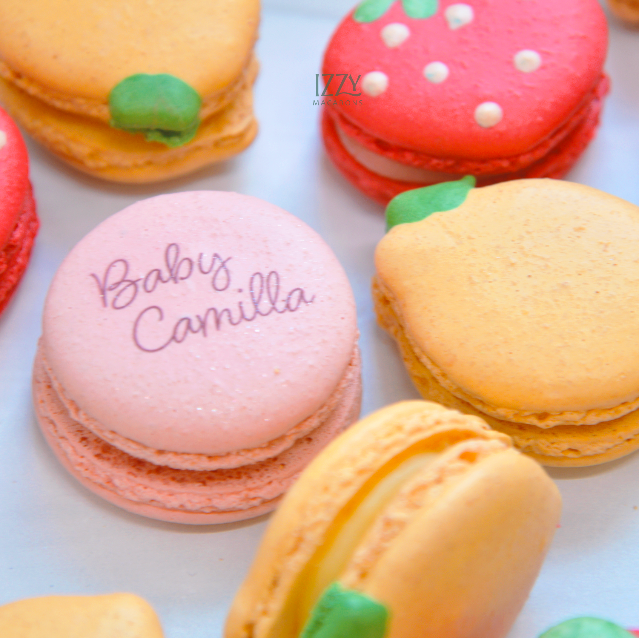 Strawberry Shaped Macarons