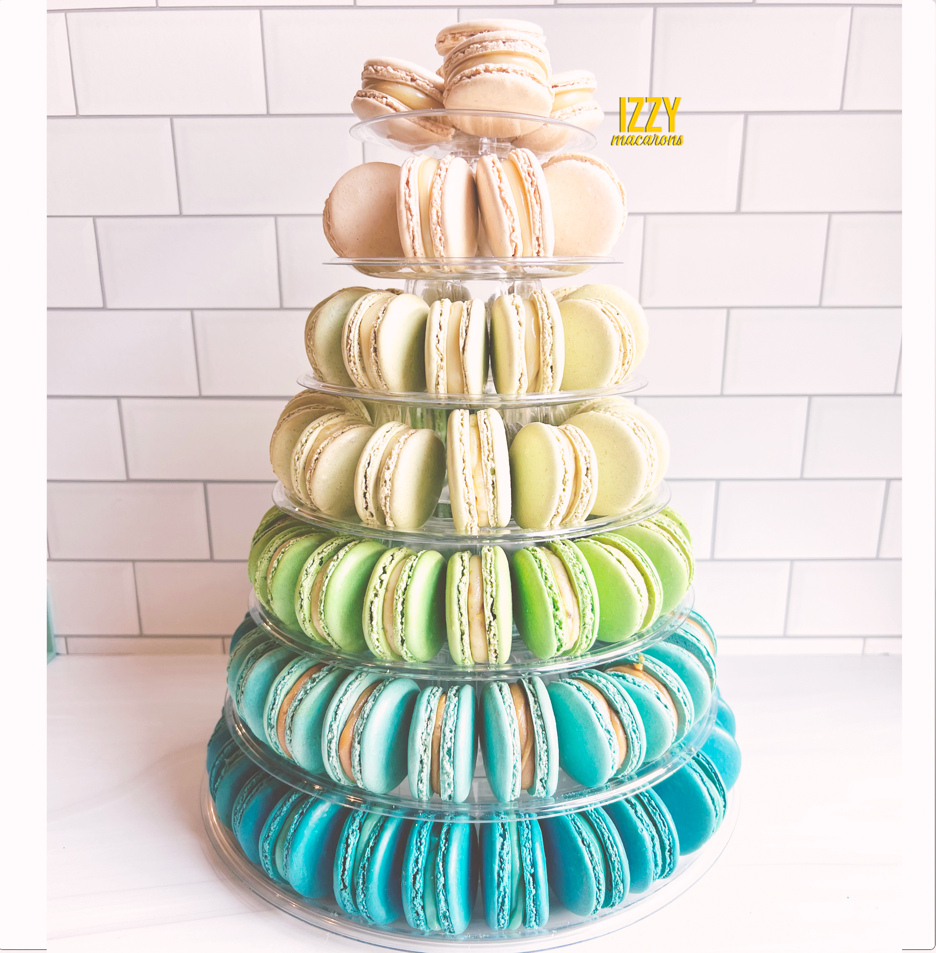 French Macarons Tower - Izzy Macarons