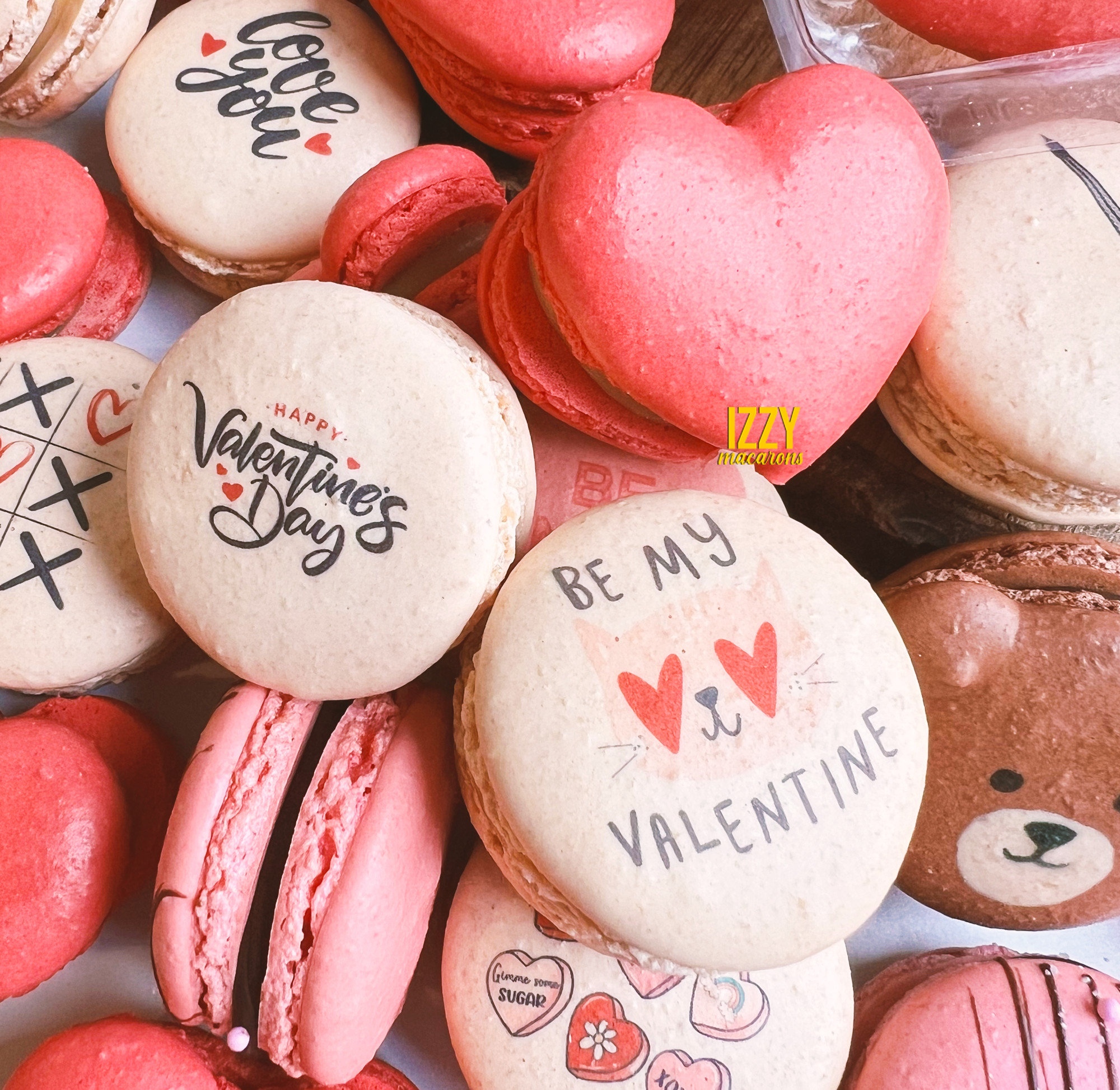 Choose V-day Designs - Valentine's Day Macarons