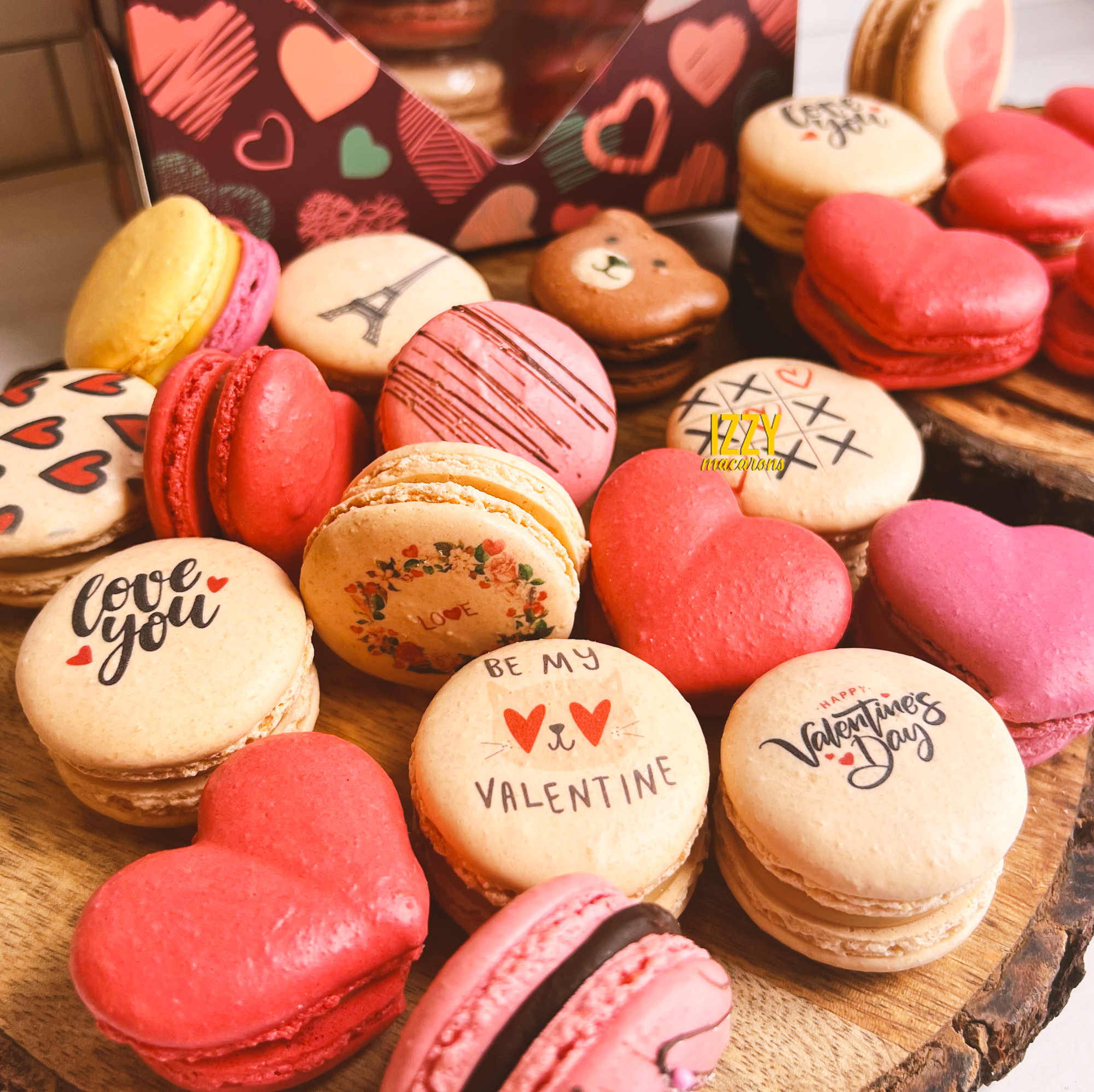 Choose V-day Designs - Valentine's Day Macarons