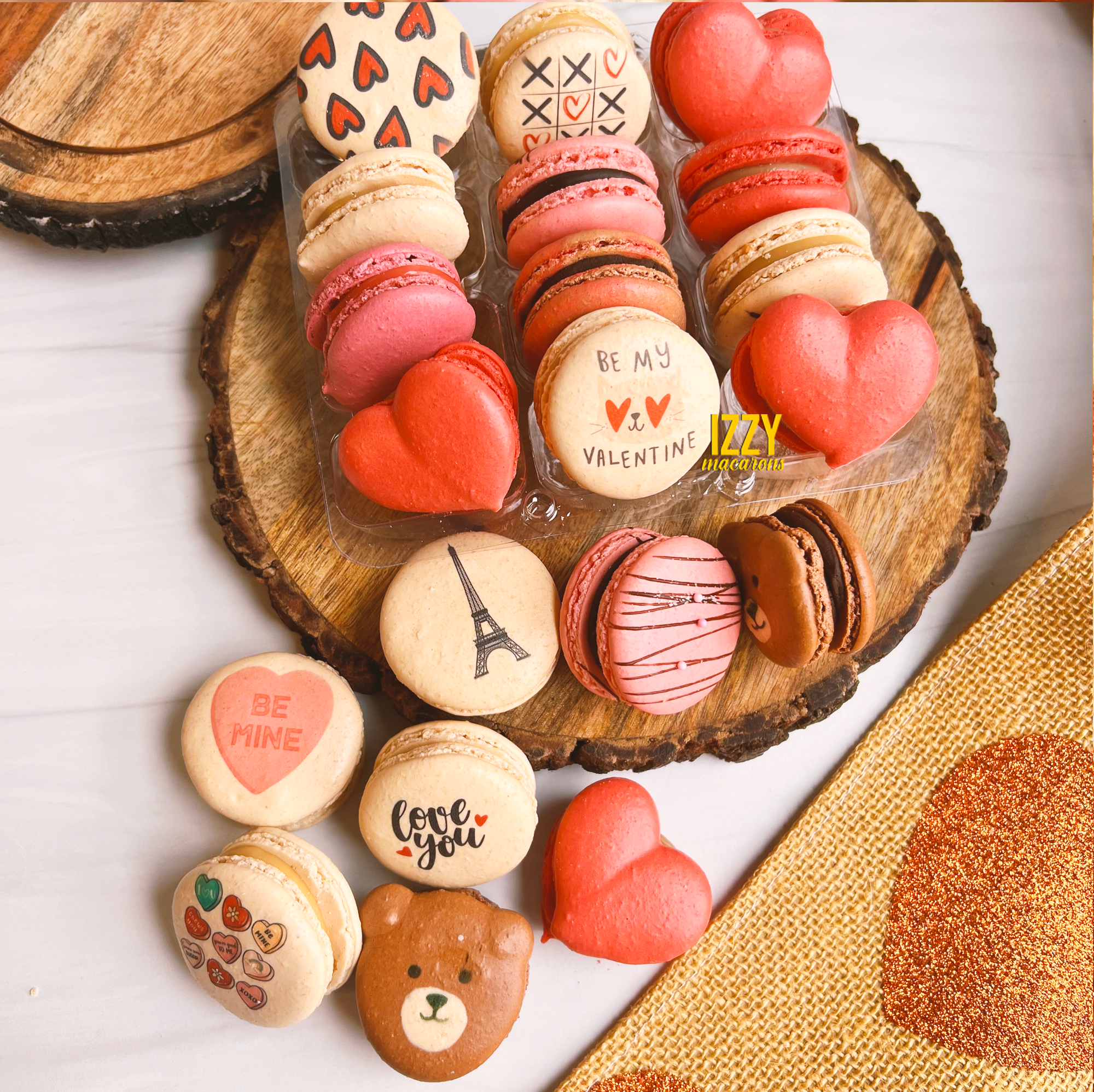 Choose V-day Designs - Valentine's Day Macarons