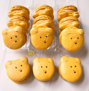 Pooh Macarons - Izzy Macarons