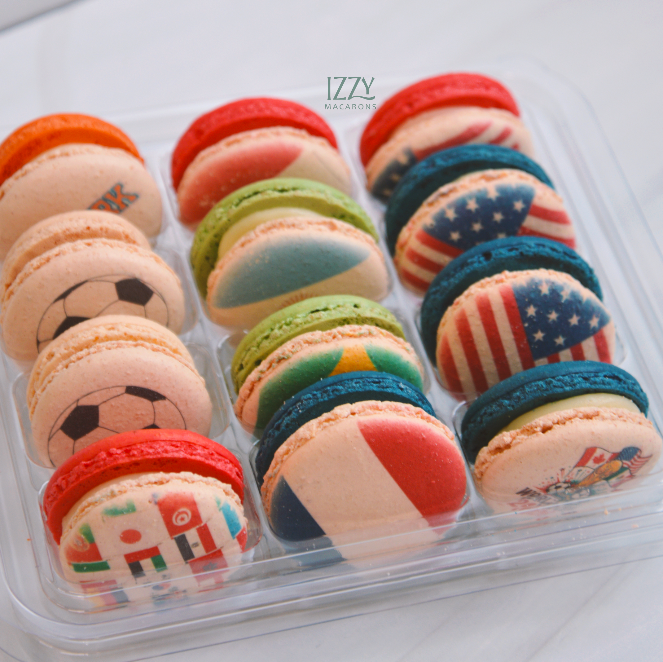World Cup Macarons