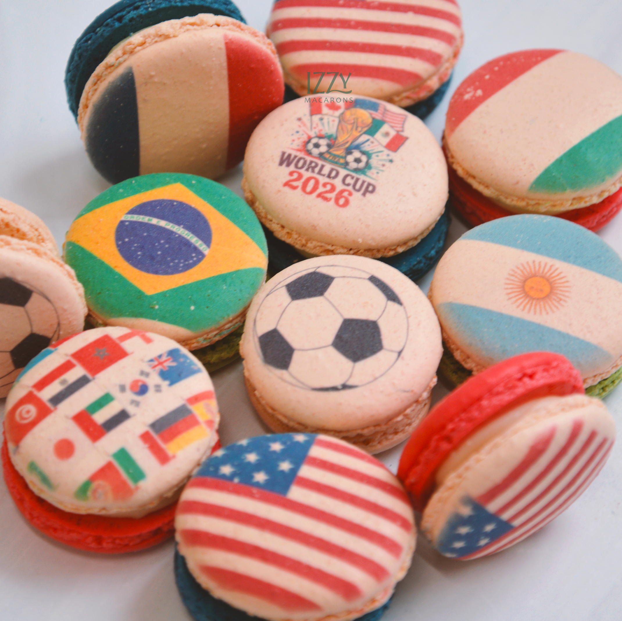 World Cup Macarons