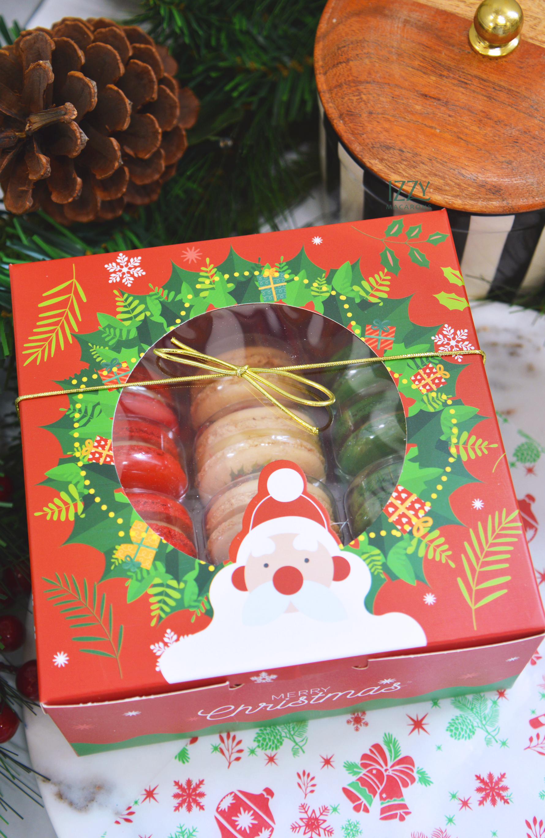 Christmas Box - Red, Pistachio, Vanilla