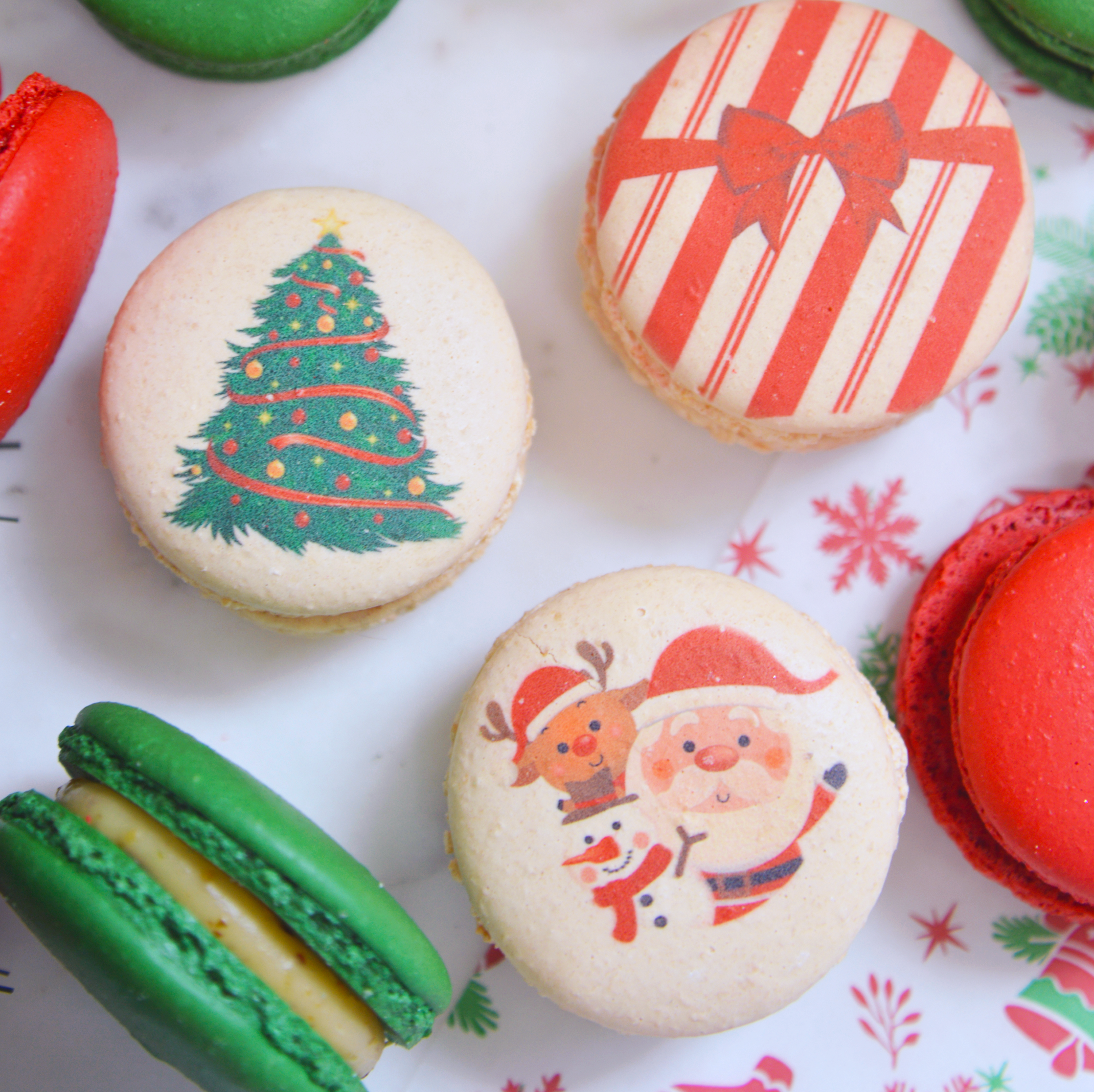 Christmas Box - Red, Pistachio, Vanilla