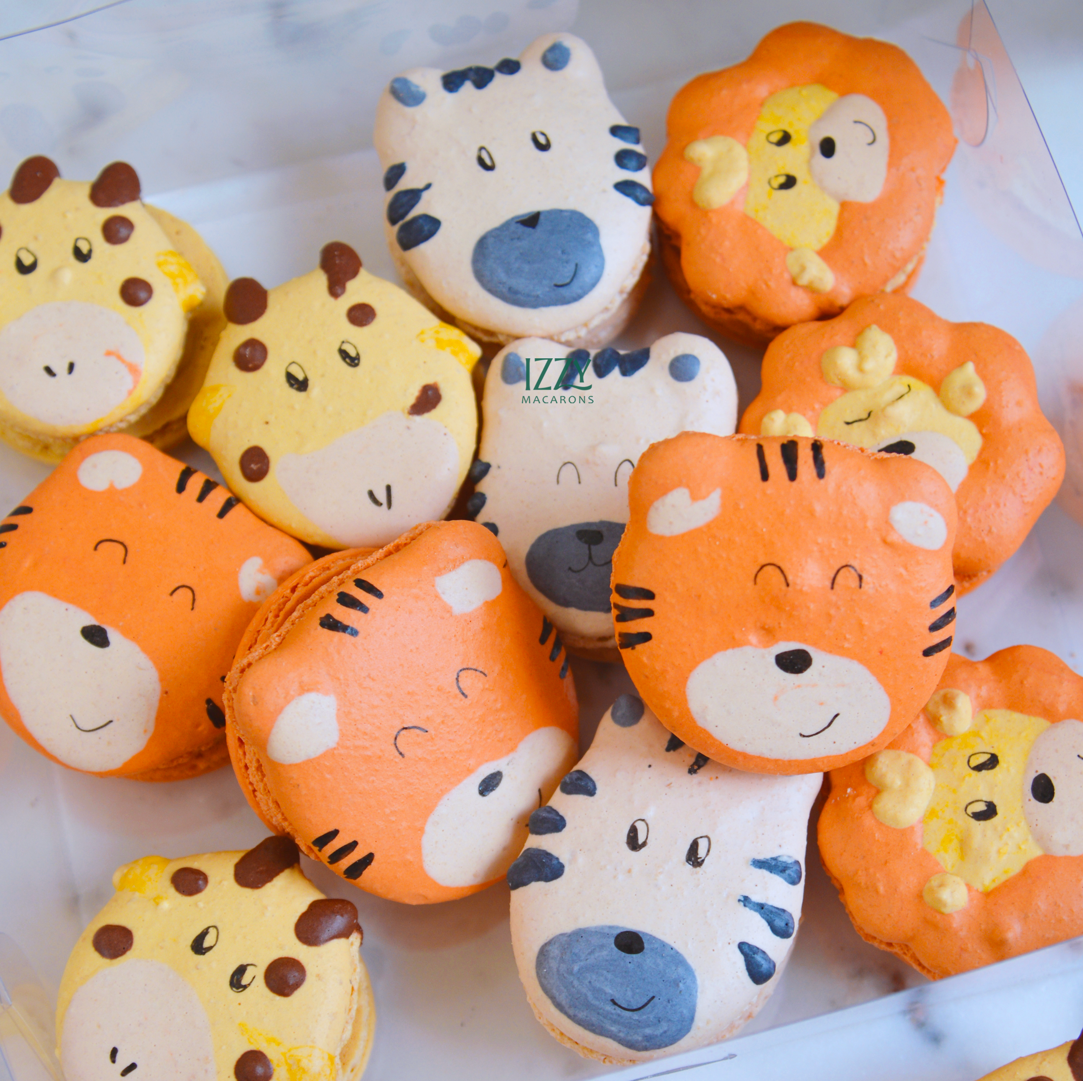 Lion Macarons