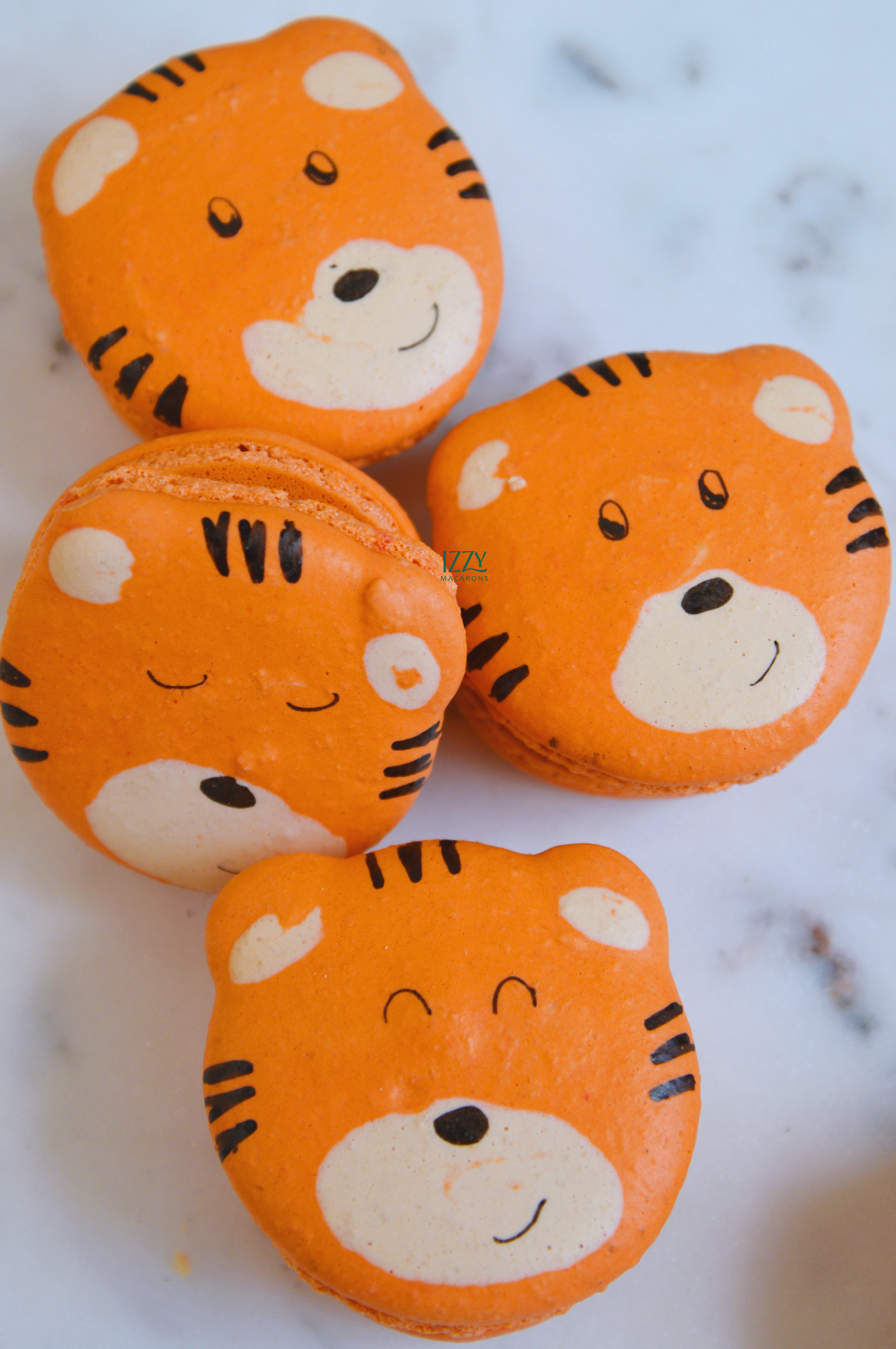 Tiger Macarons