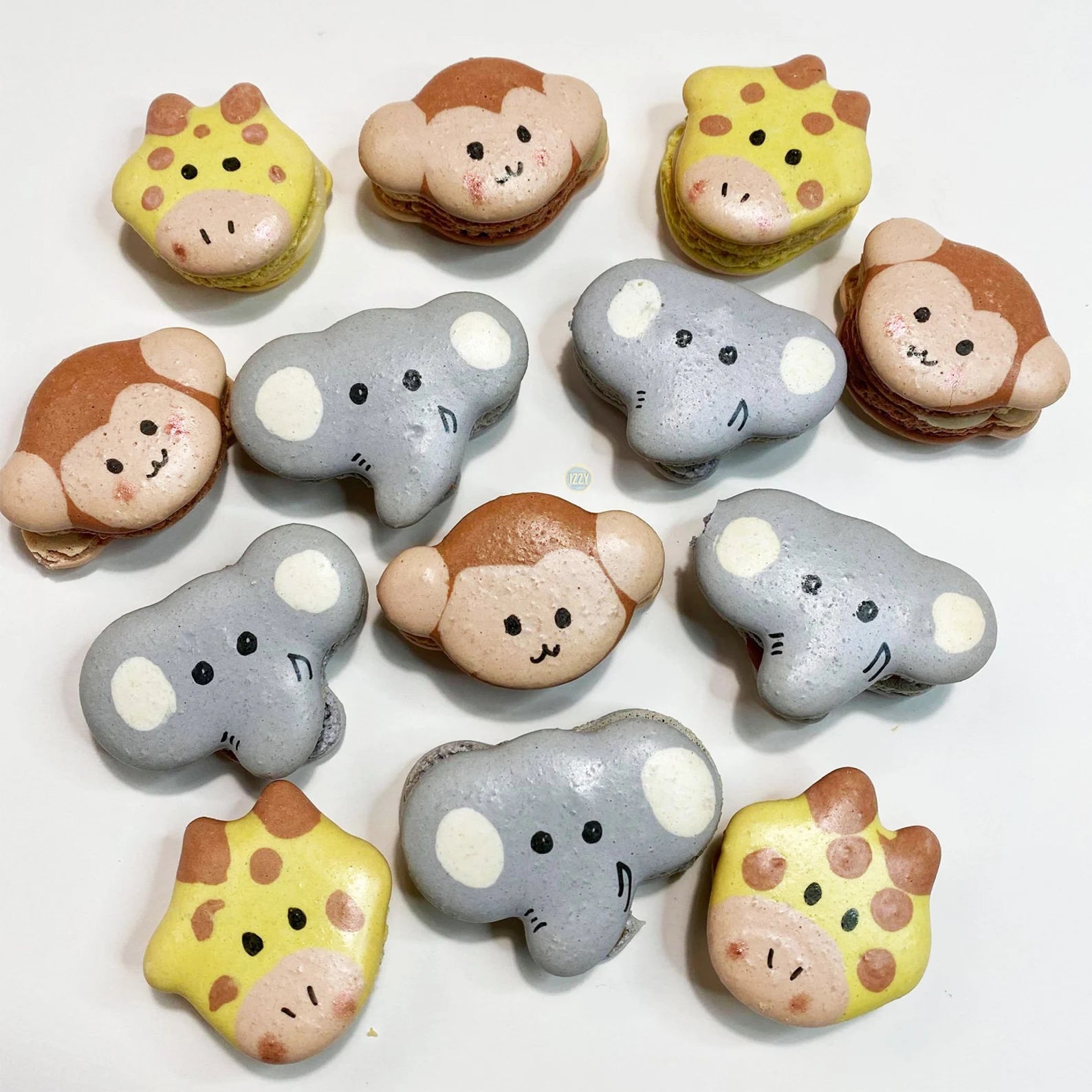 Zoo Animals Macarons - Izzy Macarons