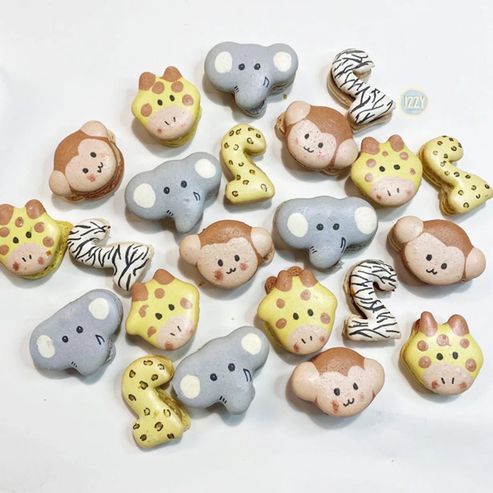 Zoo Animals Macarons - Izzy Macarons