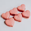Pink Hearts - Strawberry Chocolate - Izzy Macarons