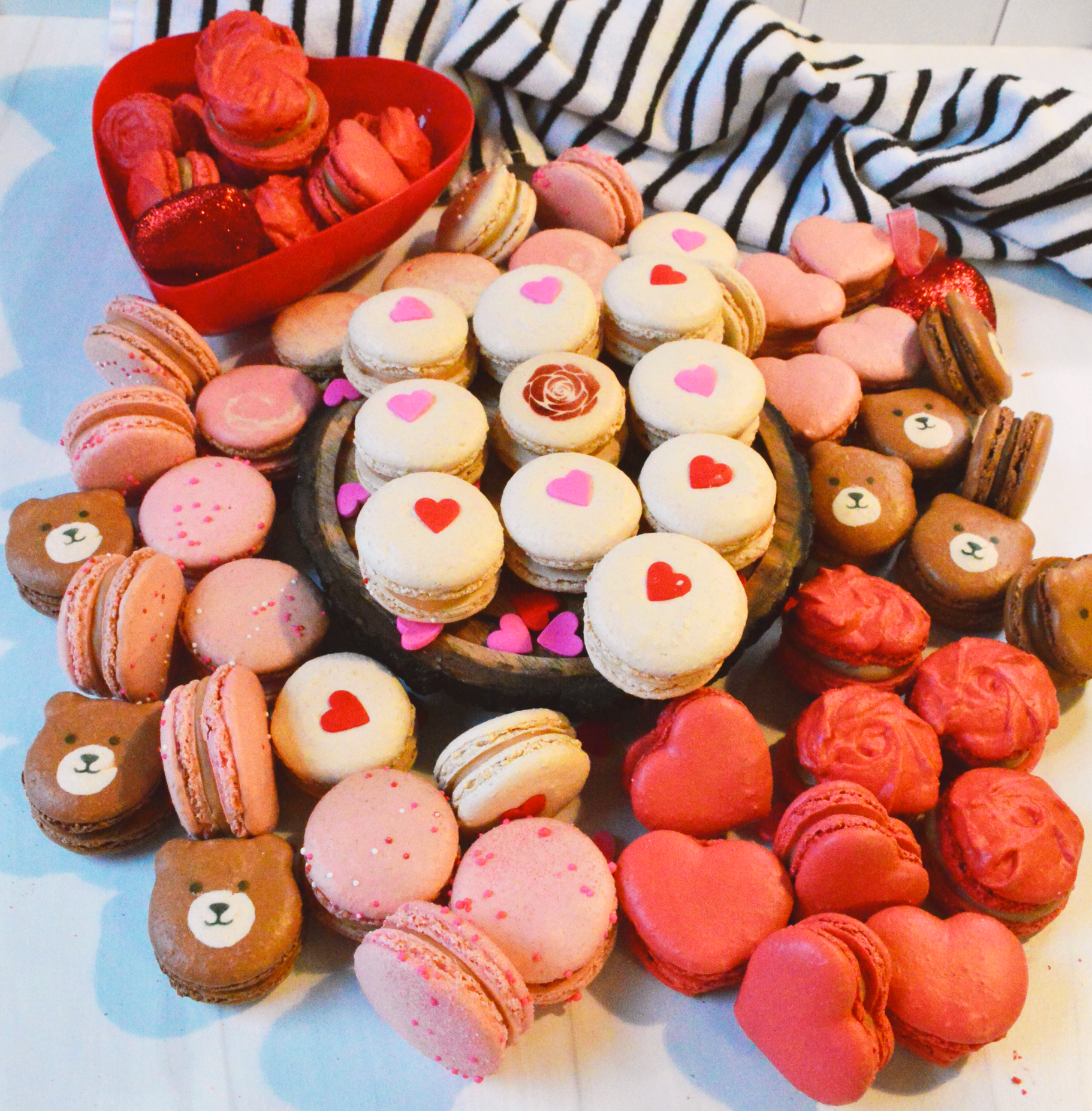 Valentines French Macarons
