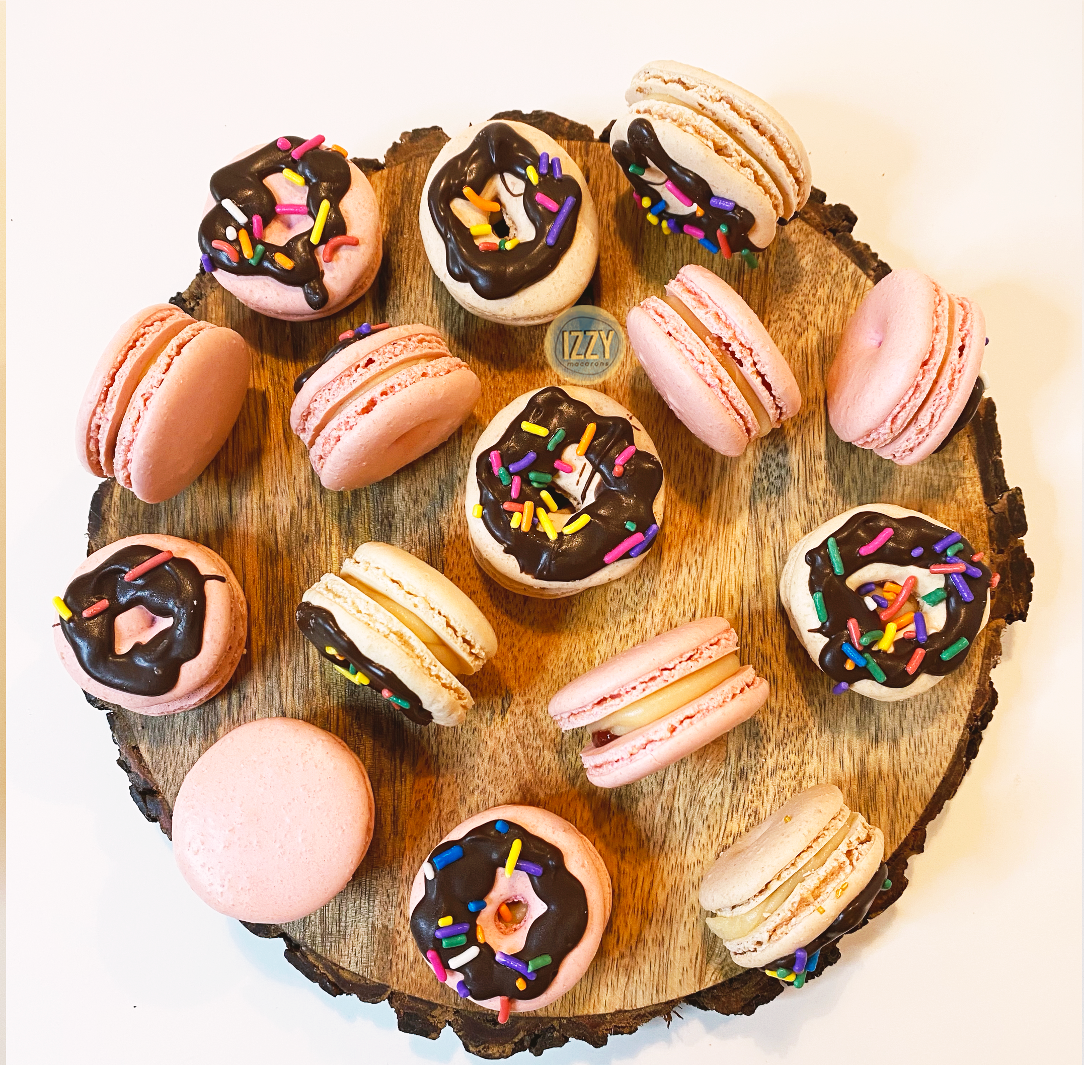 Donut Macarons - Izzy Macarons