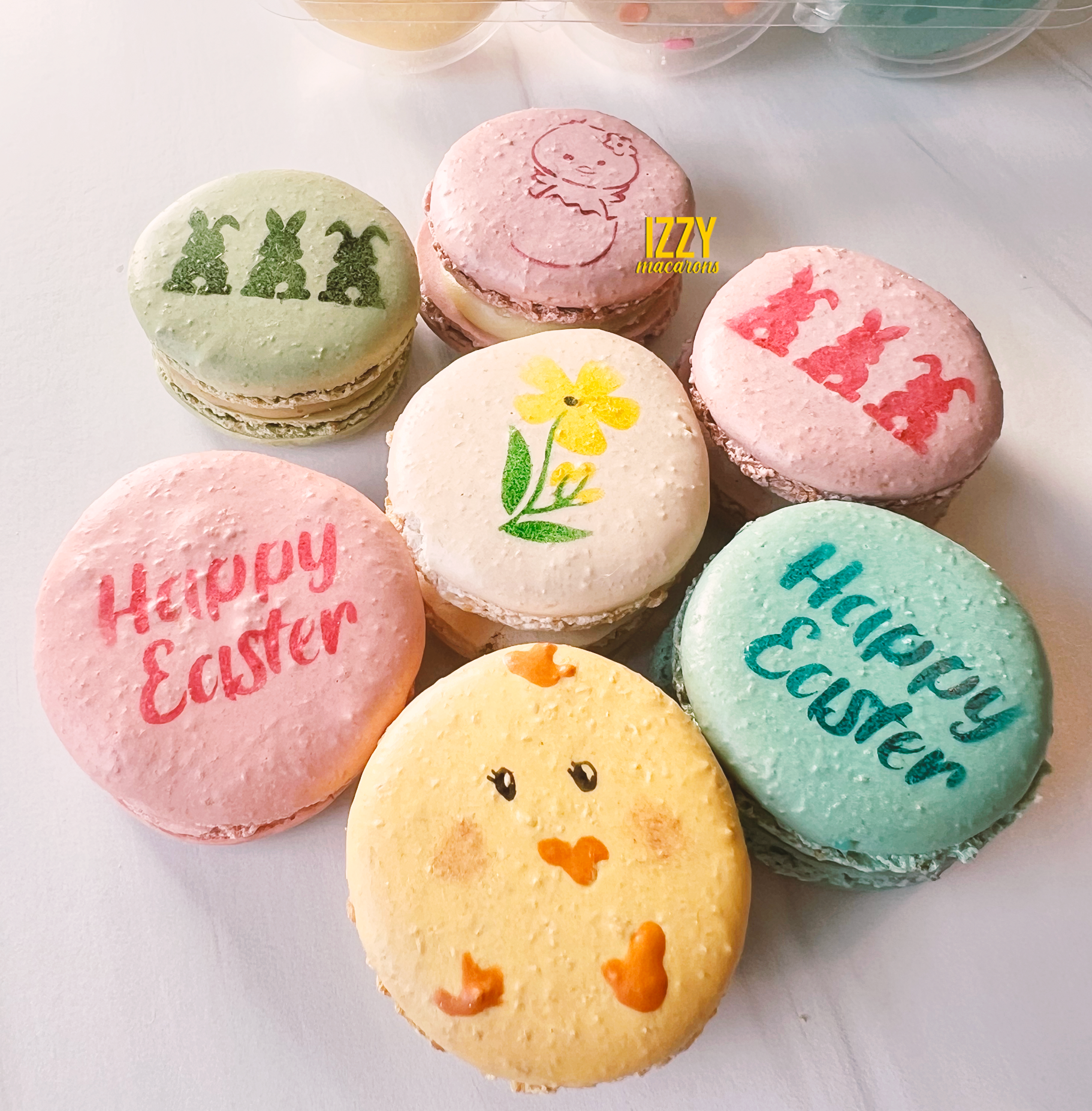 Easter Macarons - Assorted Prints/Colors - Izzy Macarons