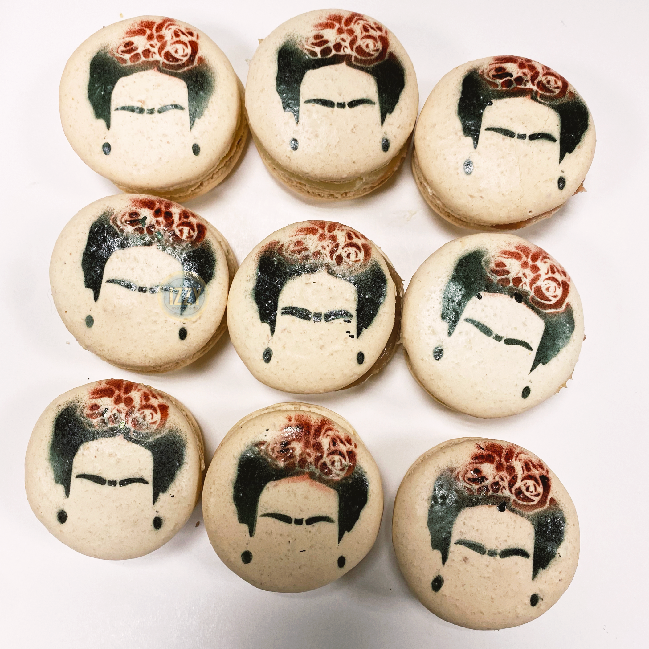 Frida Kahlo French Macarons - Izzy Macarons