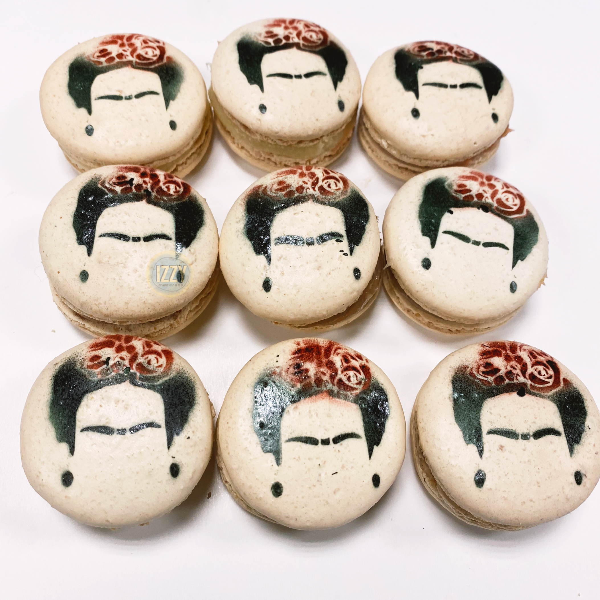 Frida Kahlo French Macarons - Izzy Macarons