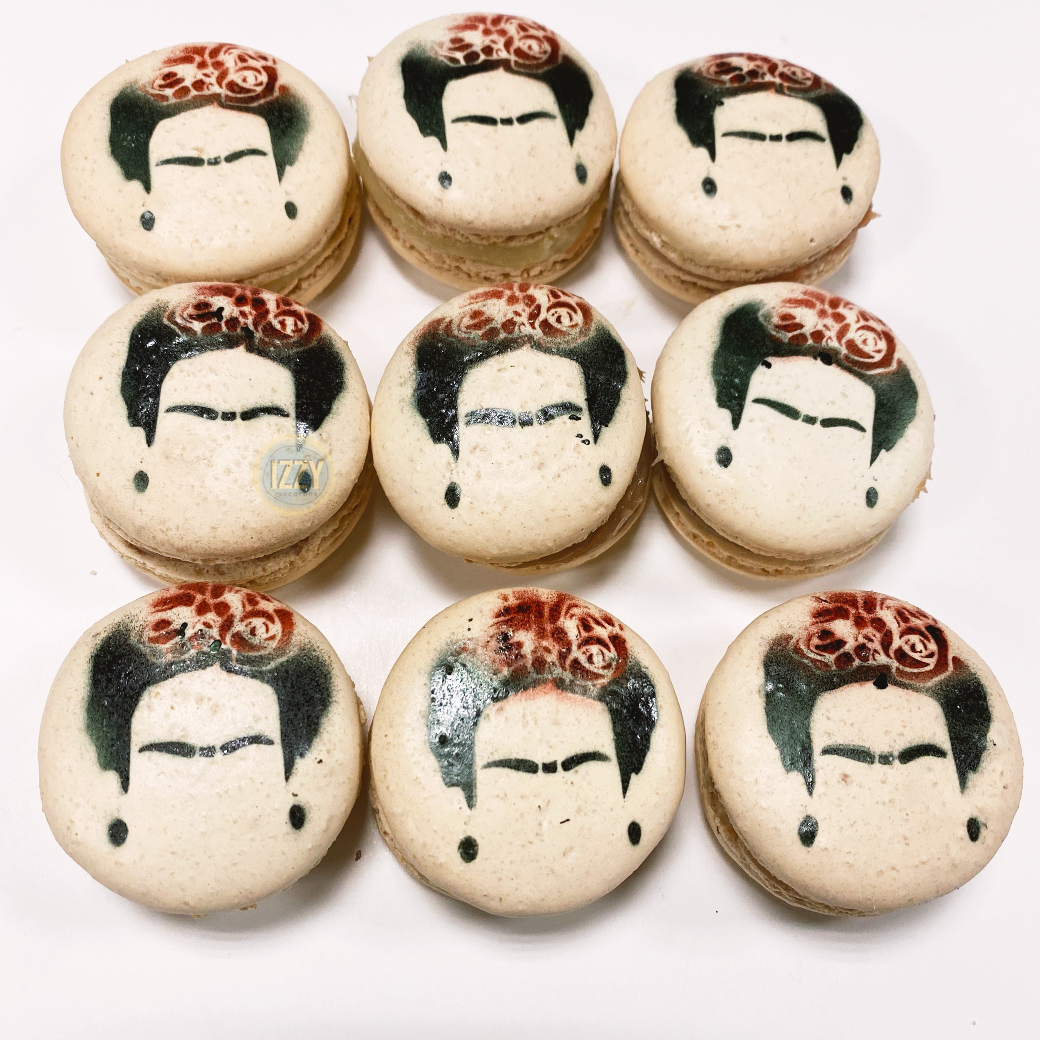 Frida Kahlo French Macarons - Izzy Macarons