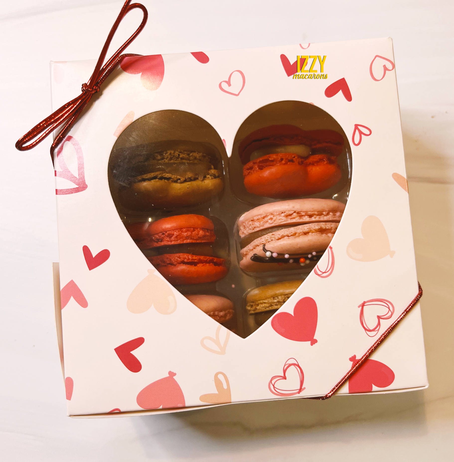 Valentines Day Macarons Box