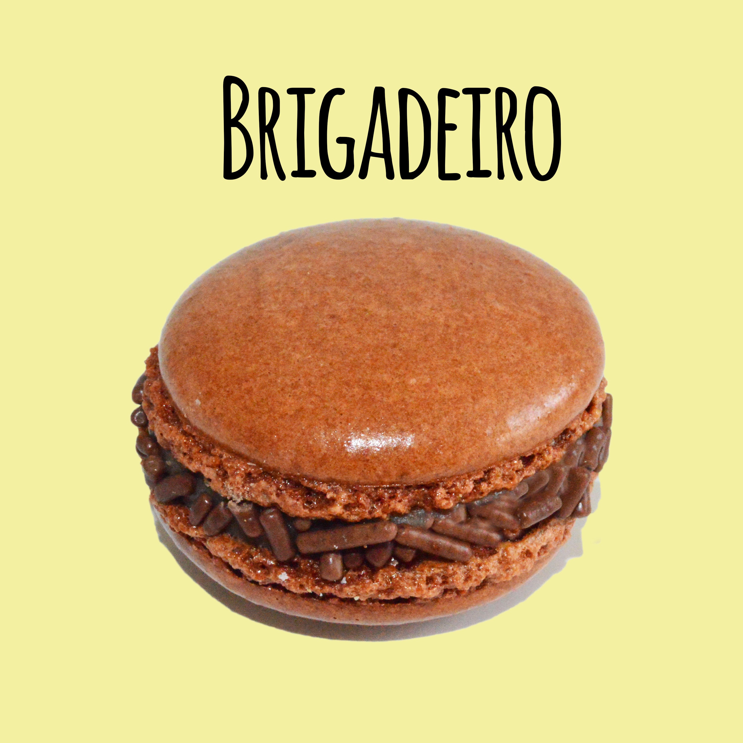 Brigadeiro Macarons - Izzy Macarons