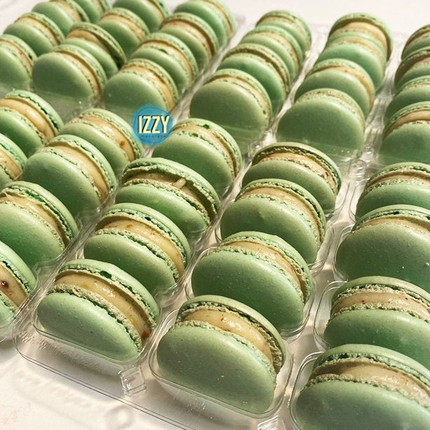 Pistachio French Macarons