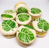 Tropical Leafs Macarons - Izzy Macarons