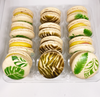 Tropical Leafs Macarons - Izzy Macarons