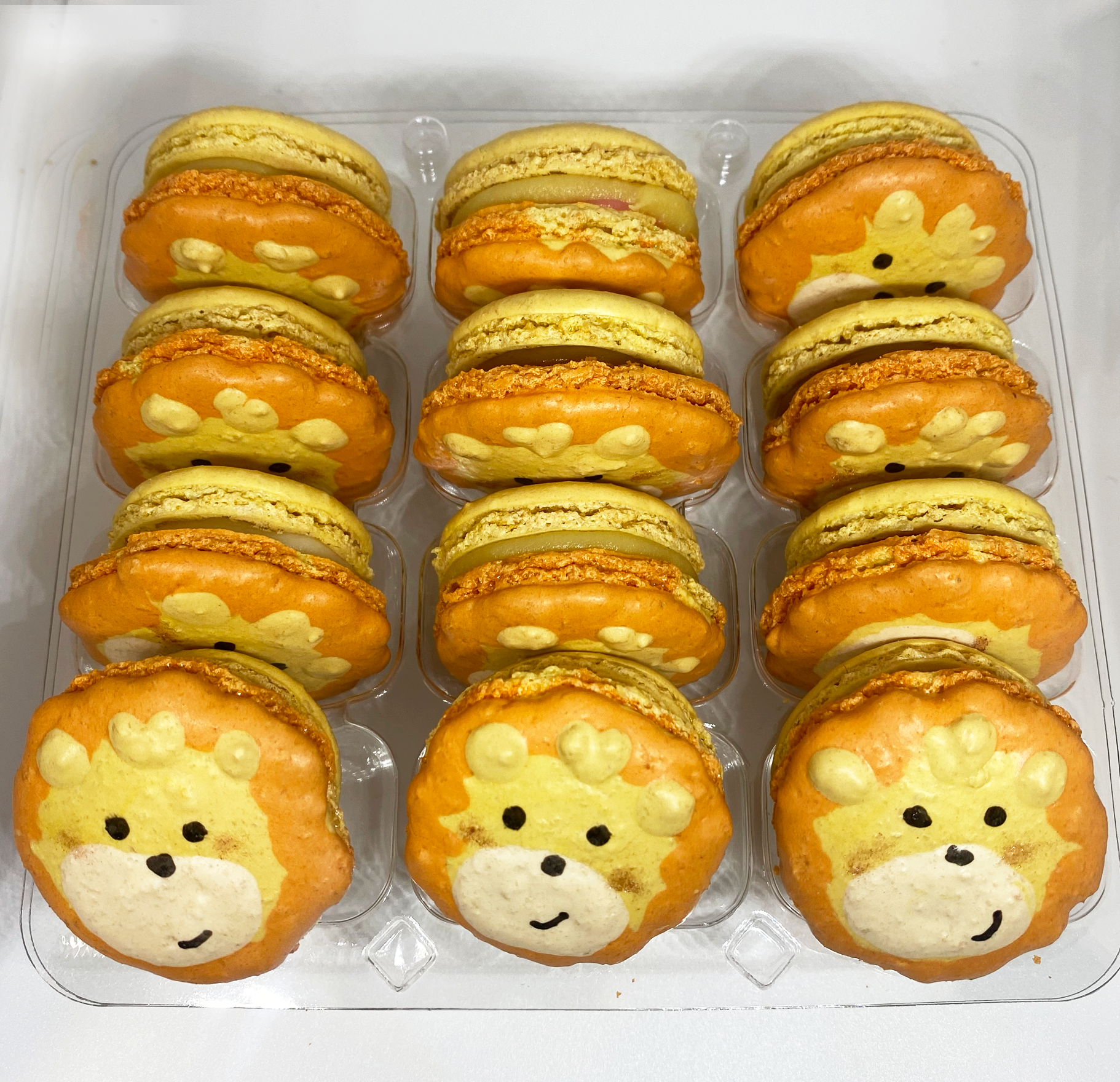 Lion Macarons - Izzy Macarons